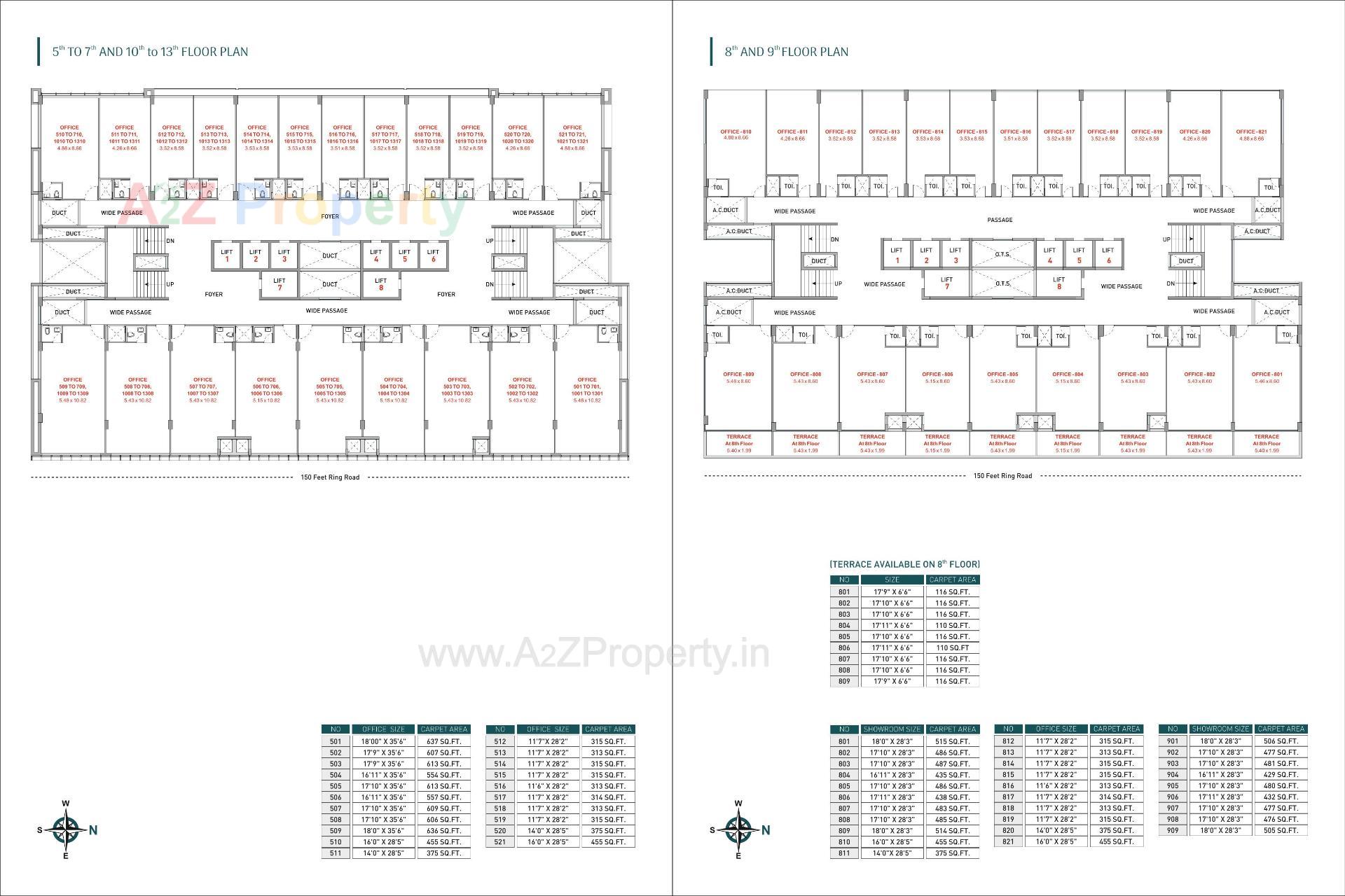 Layout of real estate project Rk Supreme located at Rajkot, Rajkot, Gujarat