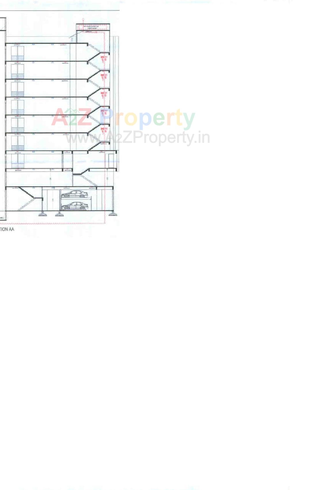 Layout of real estate project Royal Corner located at Raiya, Rajkot, Gujarat