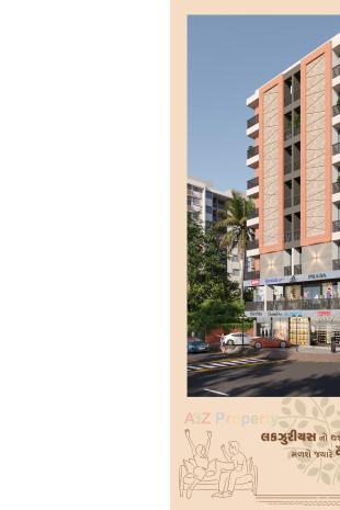 Elevation of real estate project Royal Lotus located at Raiya, Rajkot, Gujarat