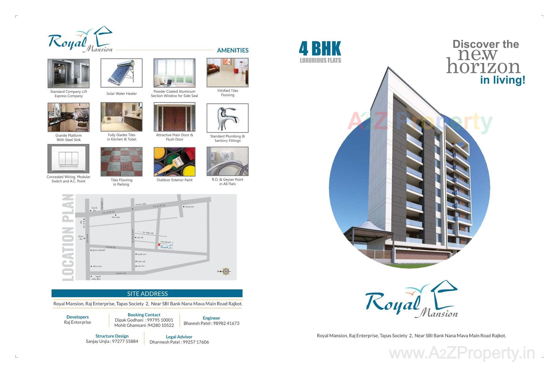  of real estate project Royal Mansion located at Nanamava, Rajkot, Gujarat