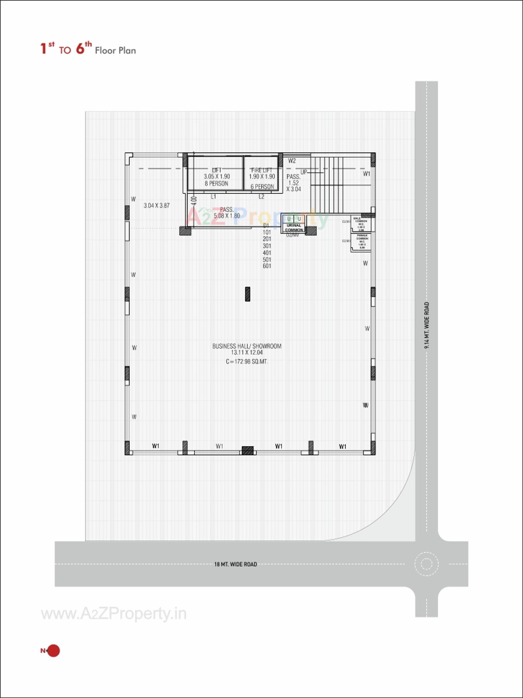 Layout of real estate project Royal Plus located at Raiya, Rajkot, Gujarat