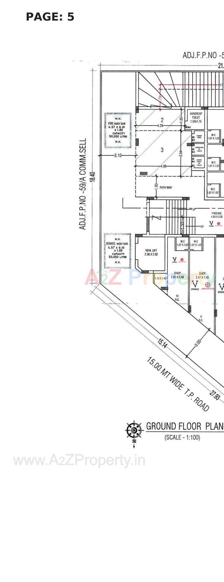 Layout of real estate project Royal Pride located at Raiya, Rajkot, Gujarat