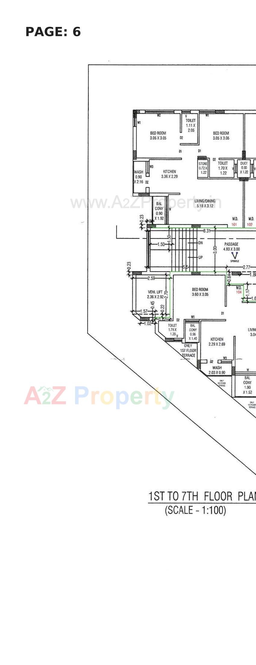 Layout of real estate project Royal Pride located at Raiya, Rajkot, Gujarat