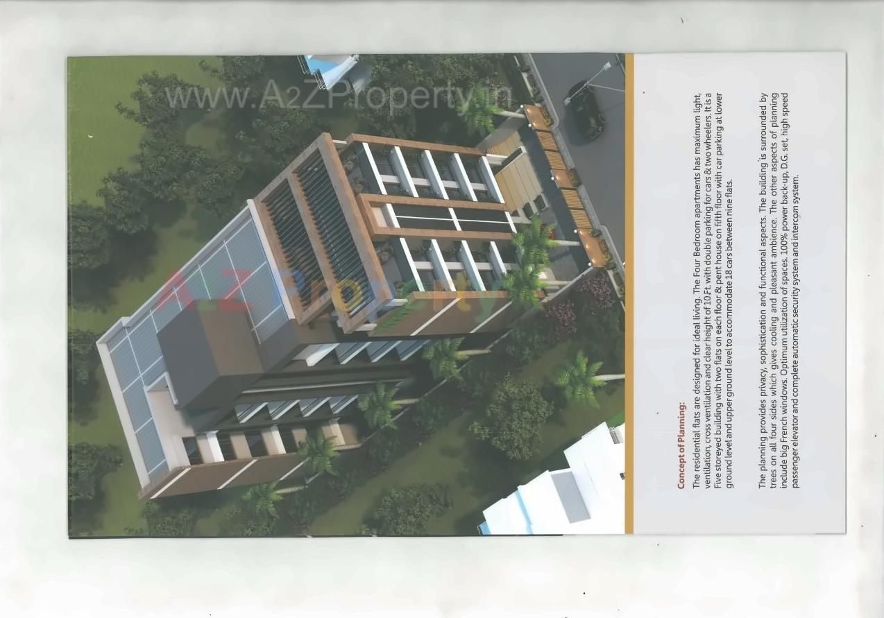 3D Elevation of real estate project Rudra Prayag located at Rajkot, Rajkot, Gujarat