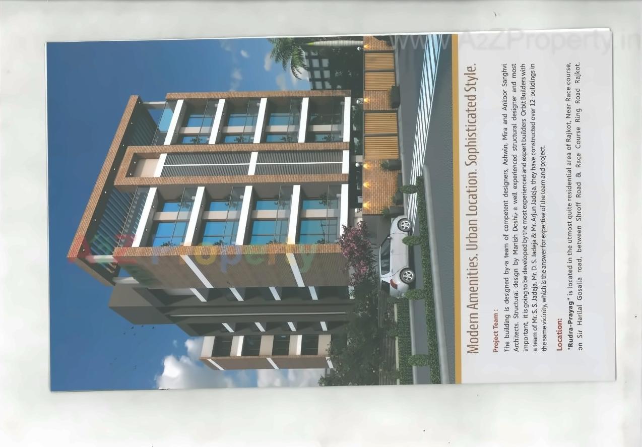 3D Elevation of real estate project Rudra Prayag located at Rajkot, Rajkot, Gujarat