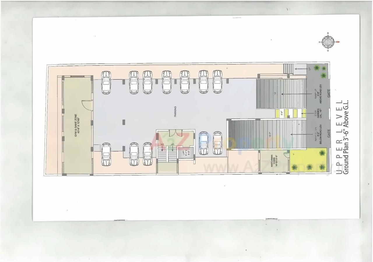 Layout of real estate project Rudra Prayag located at Rajkot, Rajkot, Gujarat