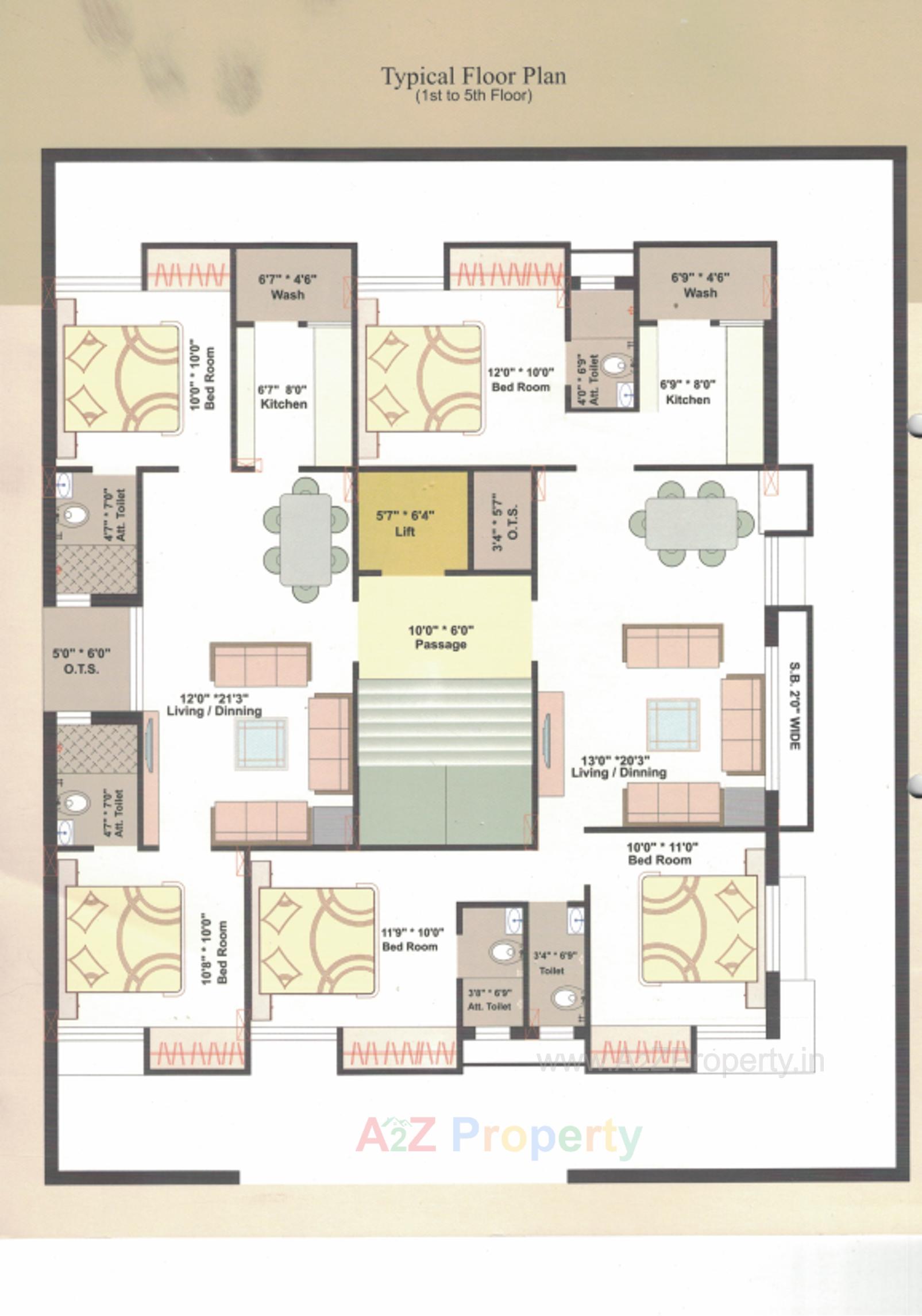 Layout of real estate project Rudraksh Avenue located at Mujka, Rajkot, Gujarat
