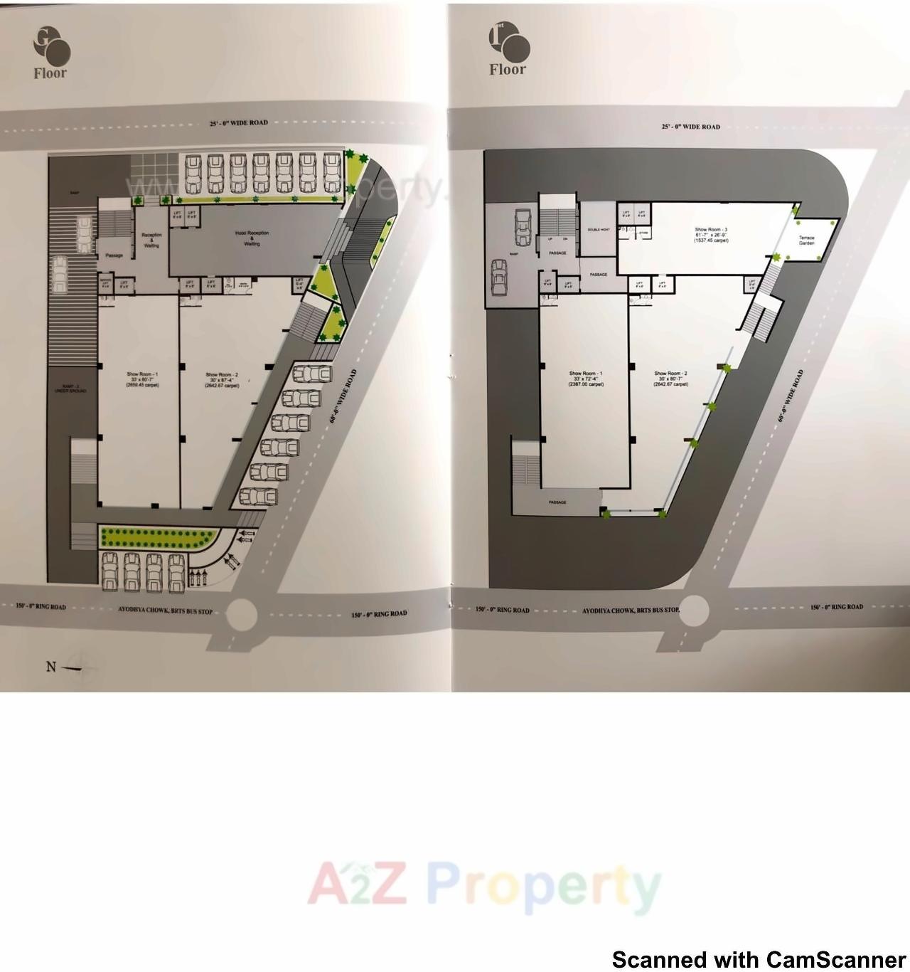 Layout of real estate project Runway Height located at Madhapar, Rajkot, Gujarat