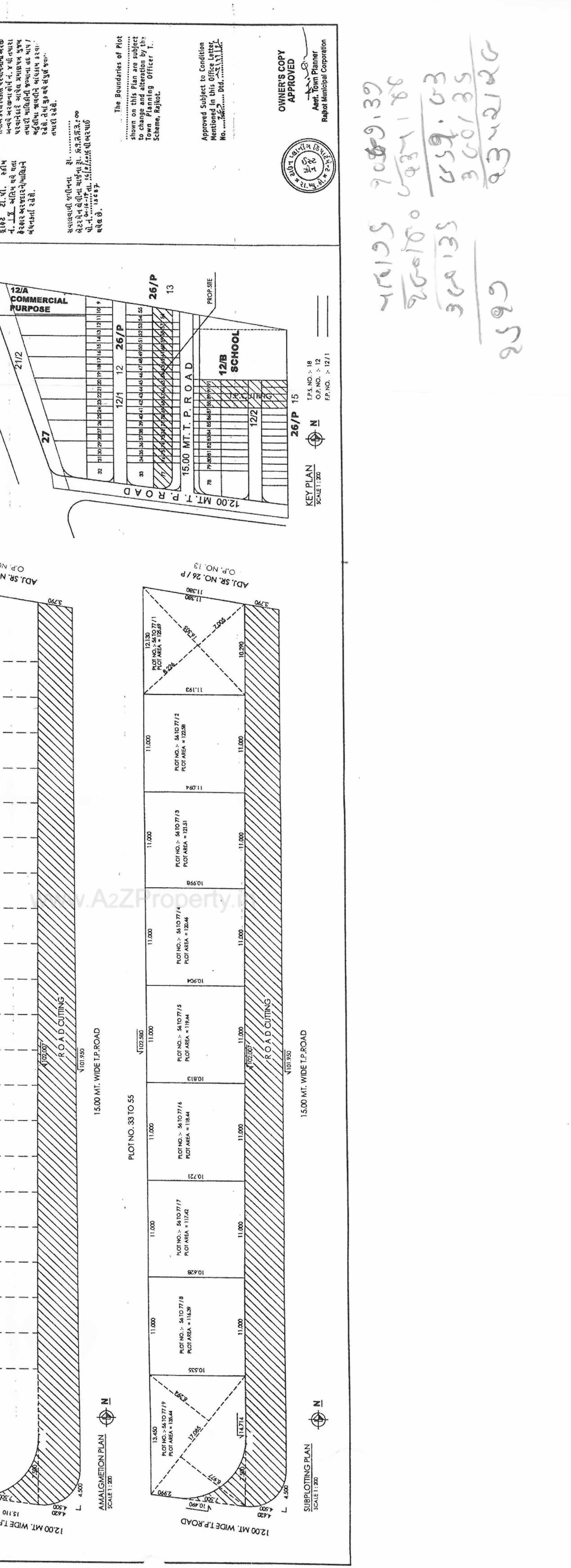 Layout of real estate project S G G Enterprise located at Rajkot, Rajkot, Gujarat