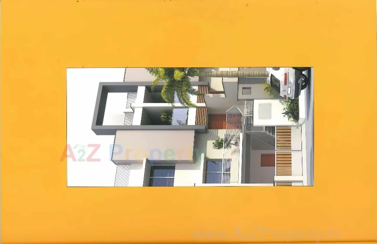 Layout of real estate project Saavan Bunglows located at Mavdi, Rajkot, Gujarat