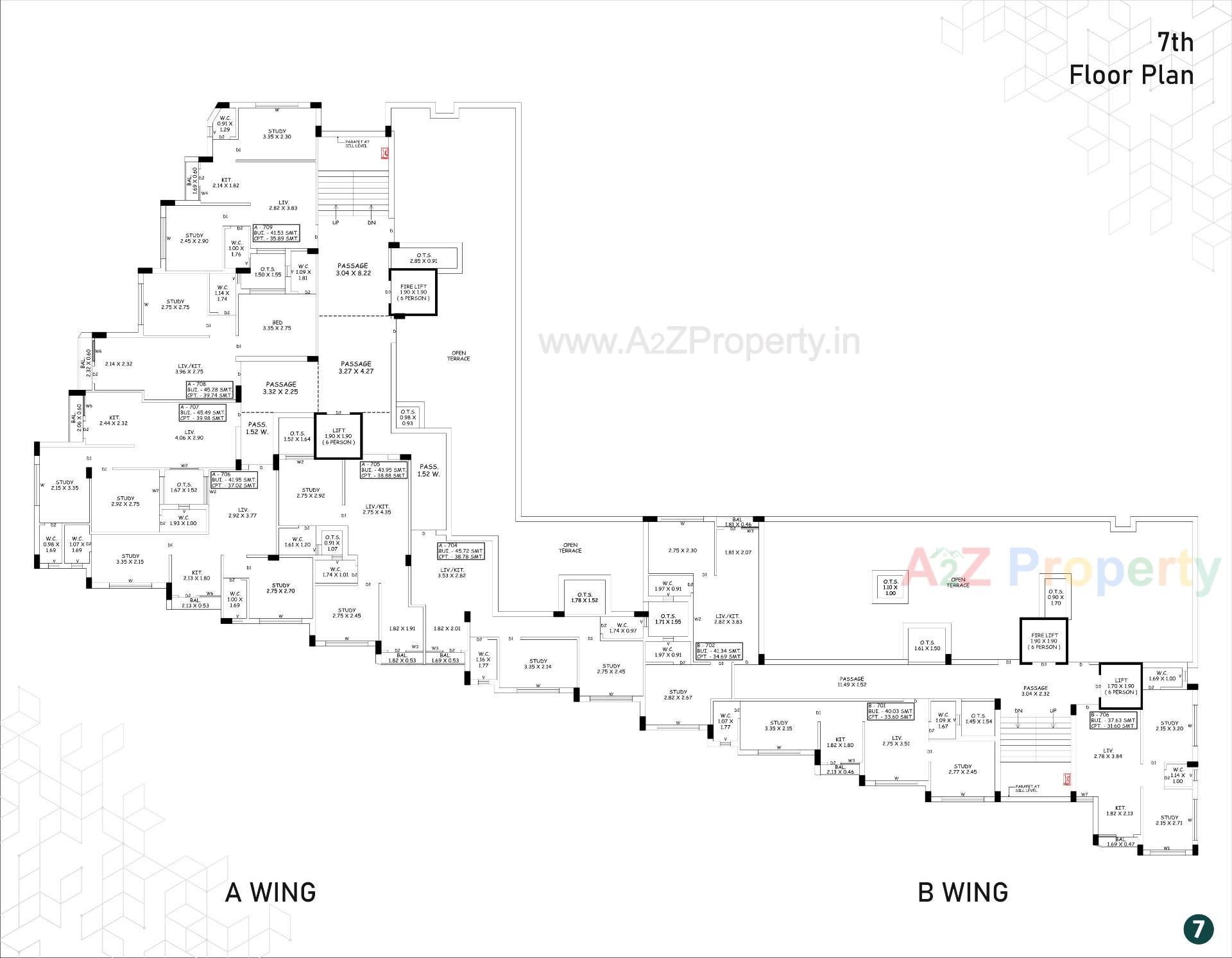 Layout of real estate project Safar Pride located at Rajkot, Rajkot, Gujarat