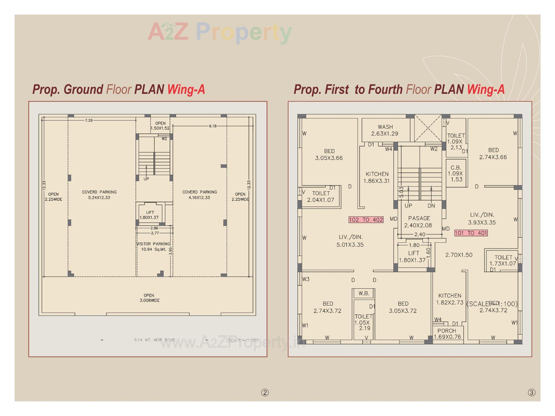 Layout of real estate project Saffron Aqua located at Madhapar, Rajkot, Gujarat