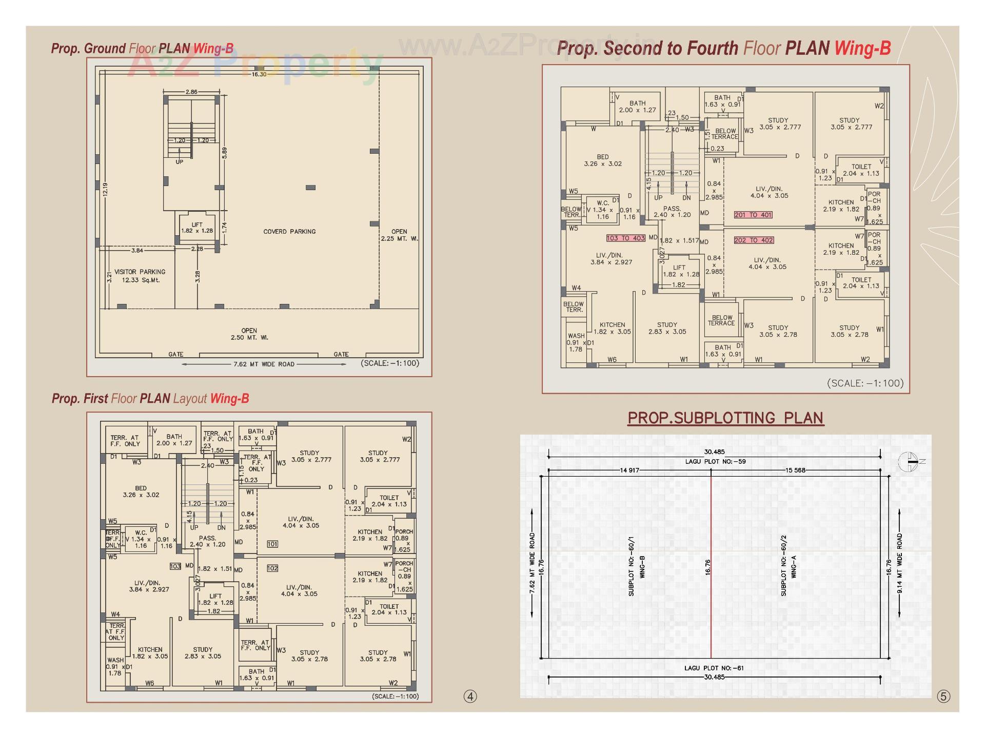Layout of real estate project Saffron Aqua located at Madhapar, Rajkot, Gujarat