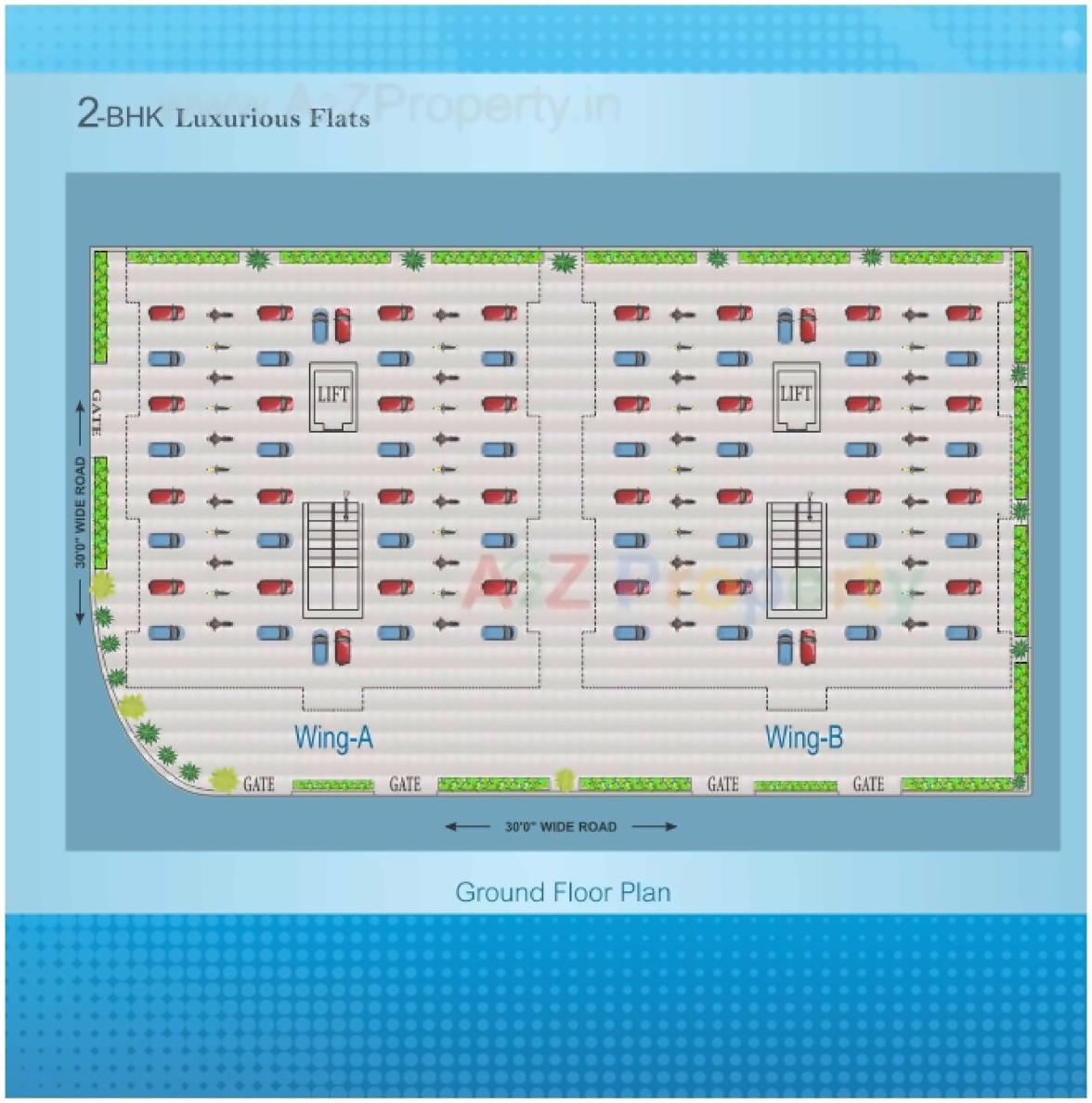  of real estate project Saffron Avenue located at Madhapar, Rajkot, Gujarat