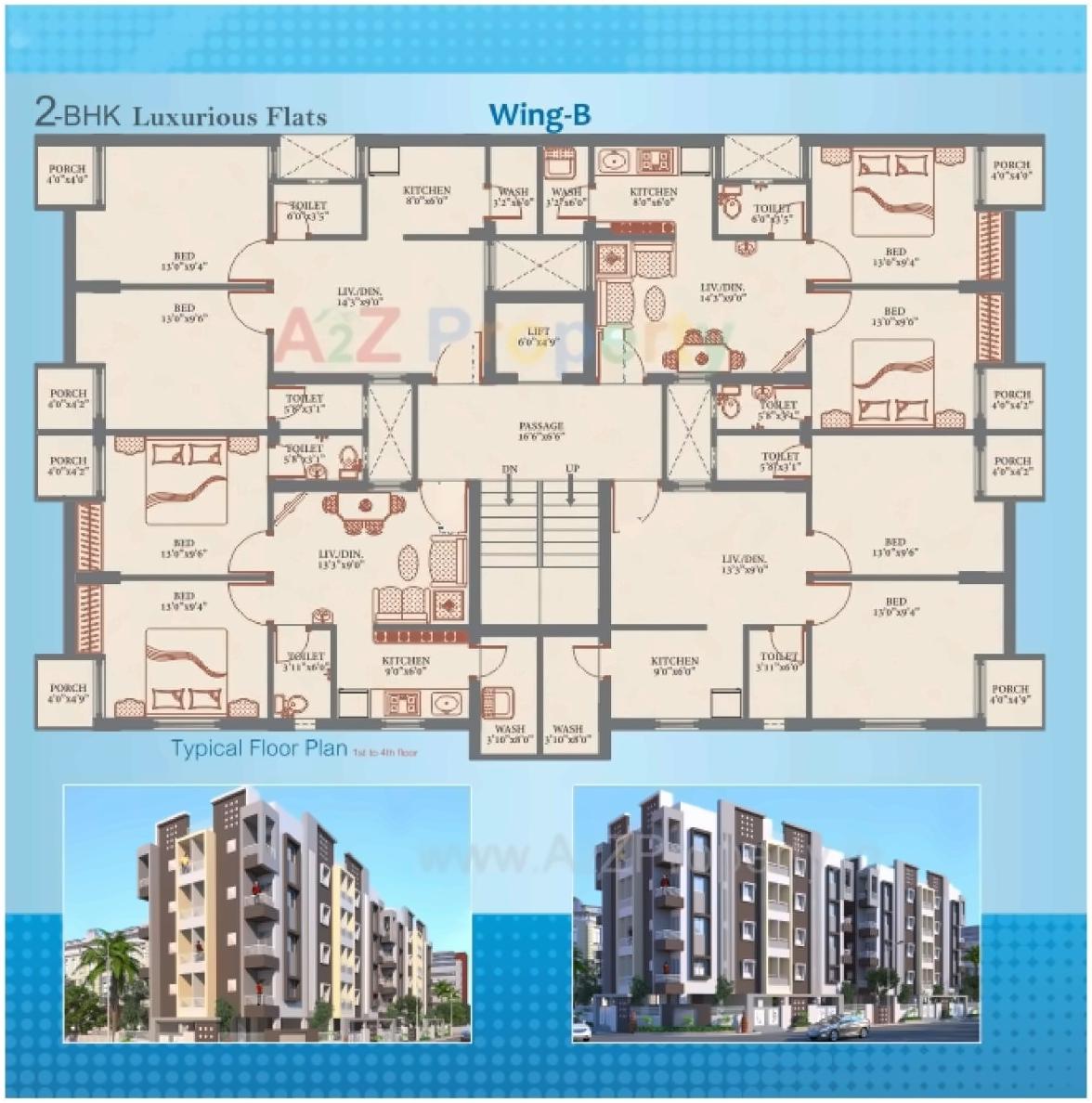 Layout of real estate project Saffron Avenue located at Madhapar, Rajkot, Gujarat