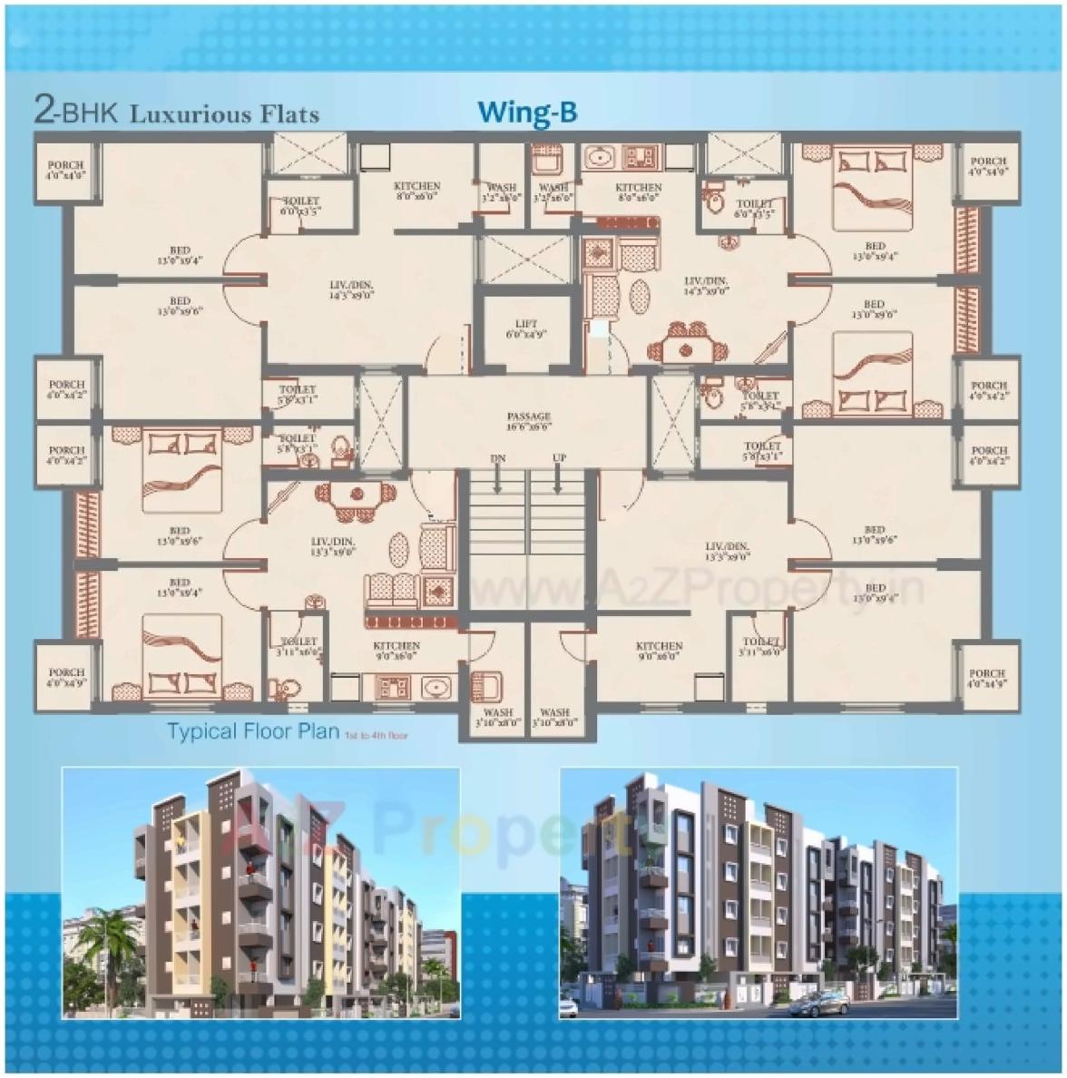Layout of real estate project Saffron Avenue located at Madhapar, Rajkot, Gujarat