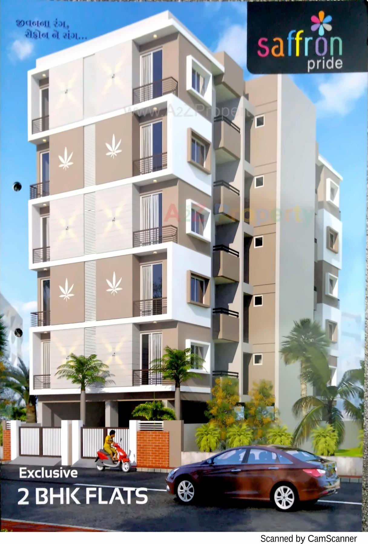 3D Elevation of real estate project Saffron Pride located at Rajkot, Rajkot, Gujarat