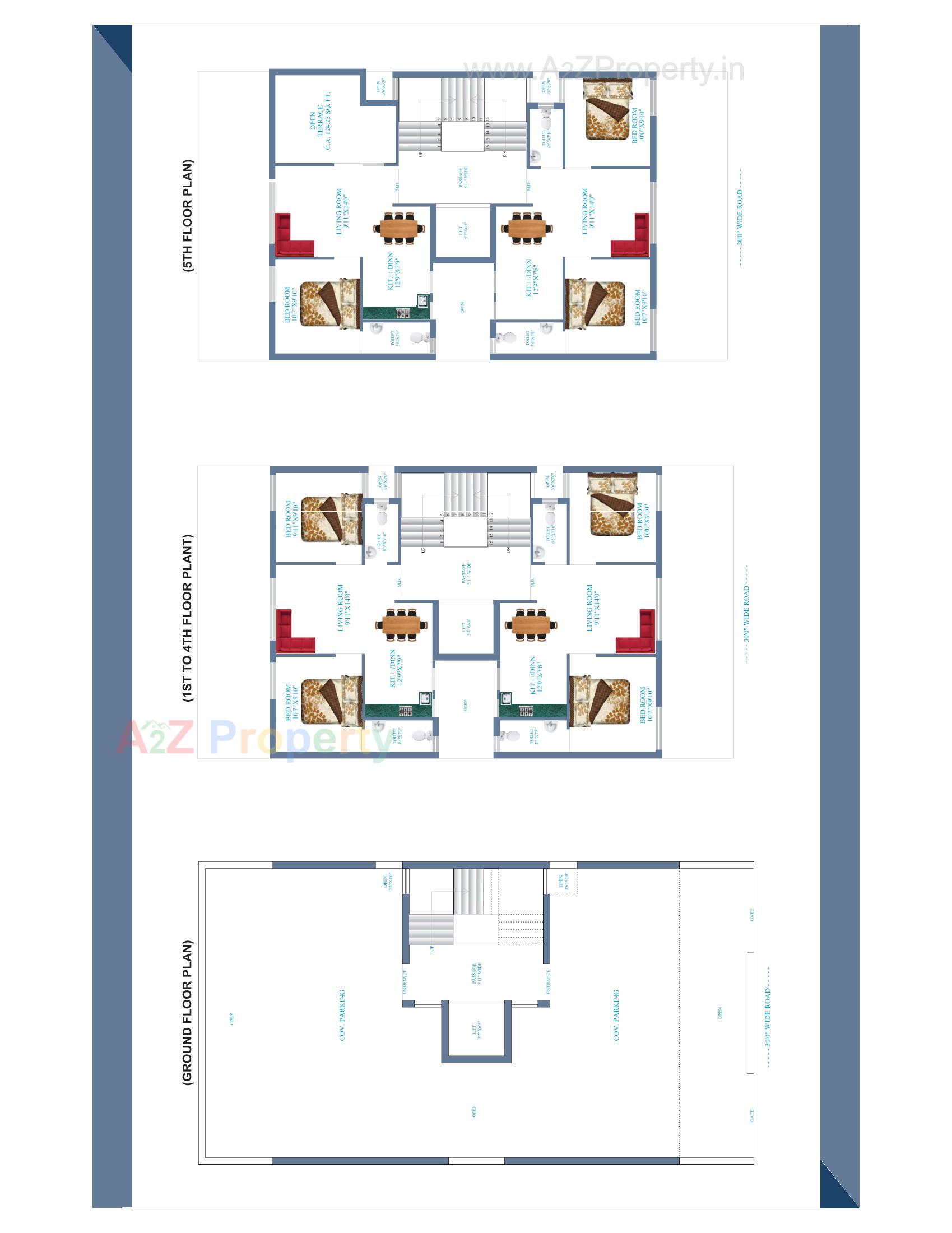 Layout of real estate project Saffron Pride located at Madhapar, Rajkot, Gujarat