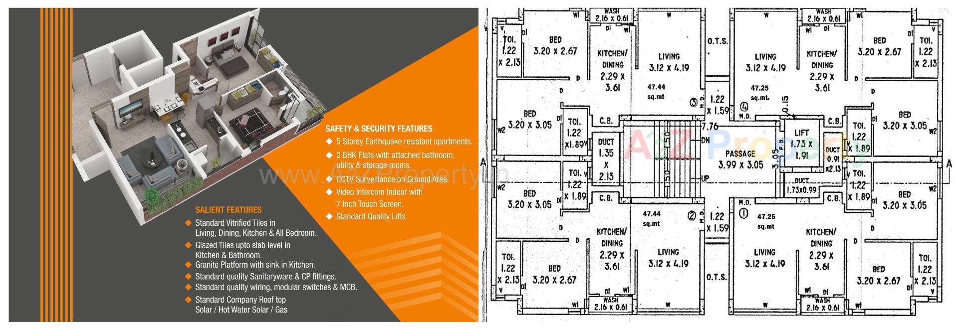  of real estate project Sahajanand Elegance located at Raiya, Rajkot, Gujarat