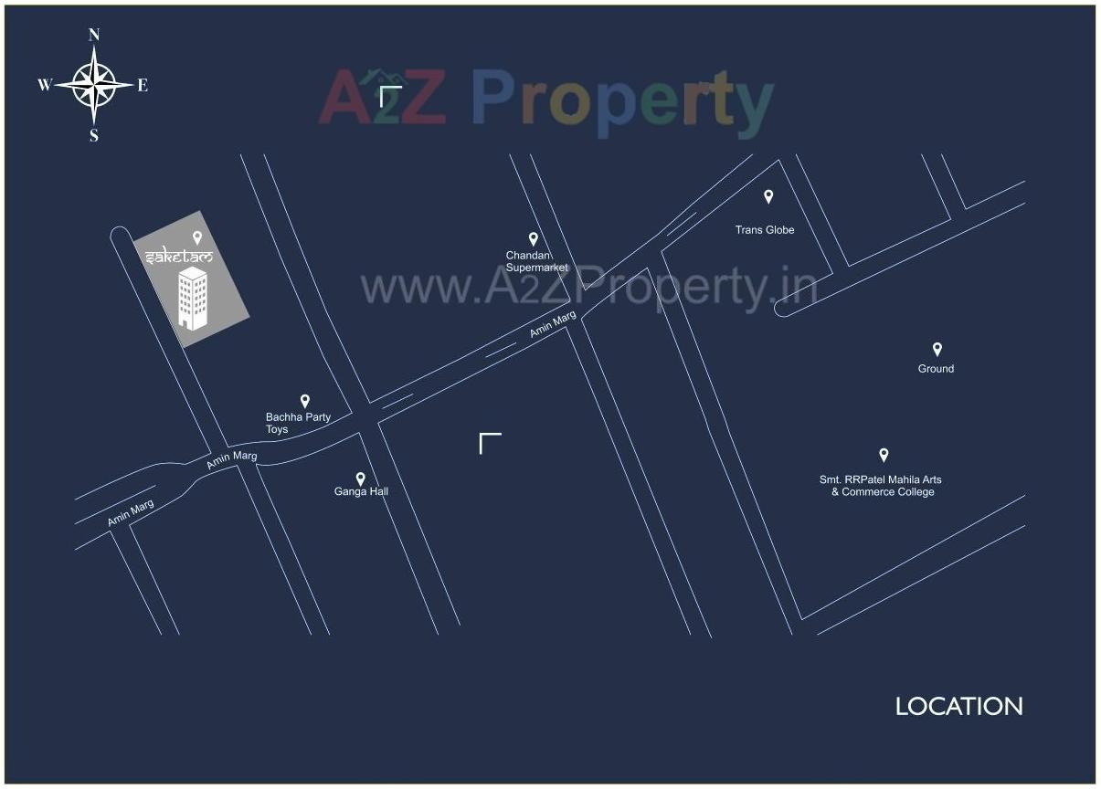  of real estate project Saketam located at Nana-mava, Rajkot, Gujarat