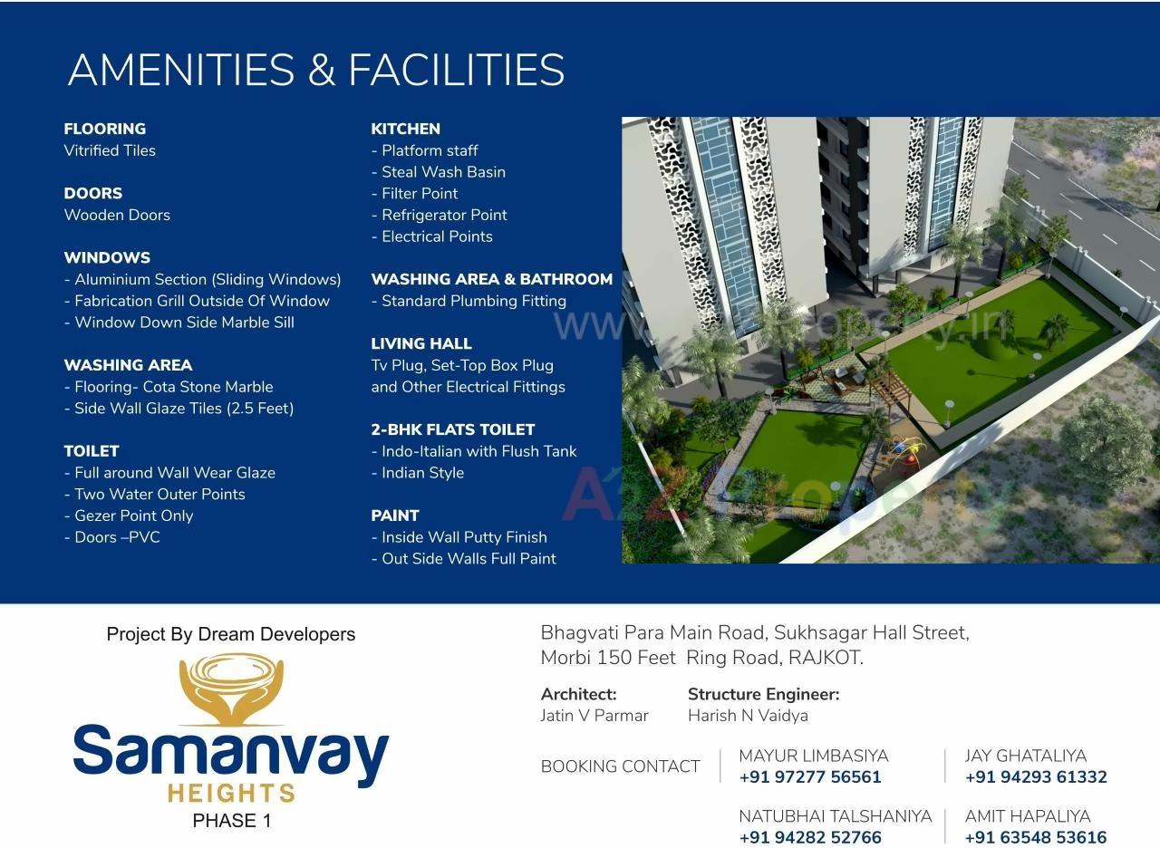  of real estate project Samanvay Heights located at Dist, Rajkot, Gujarat