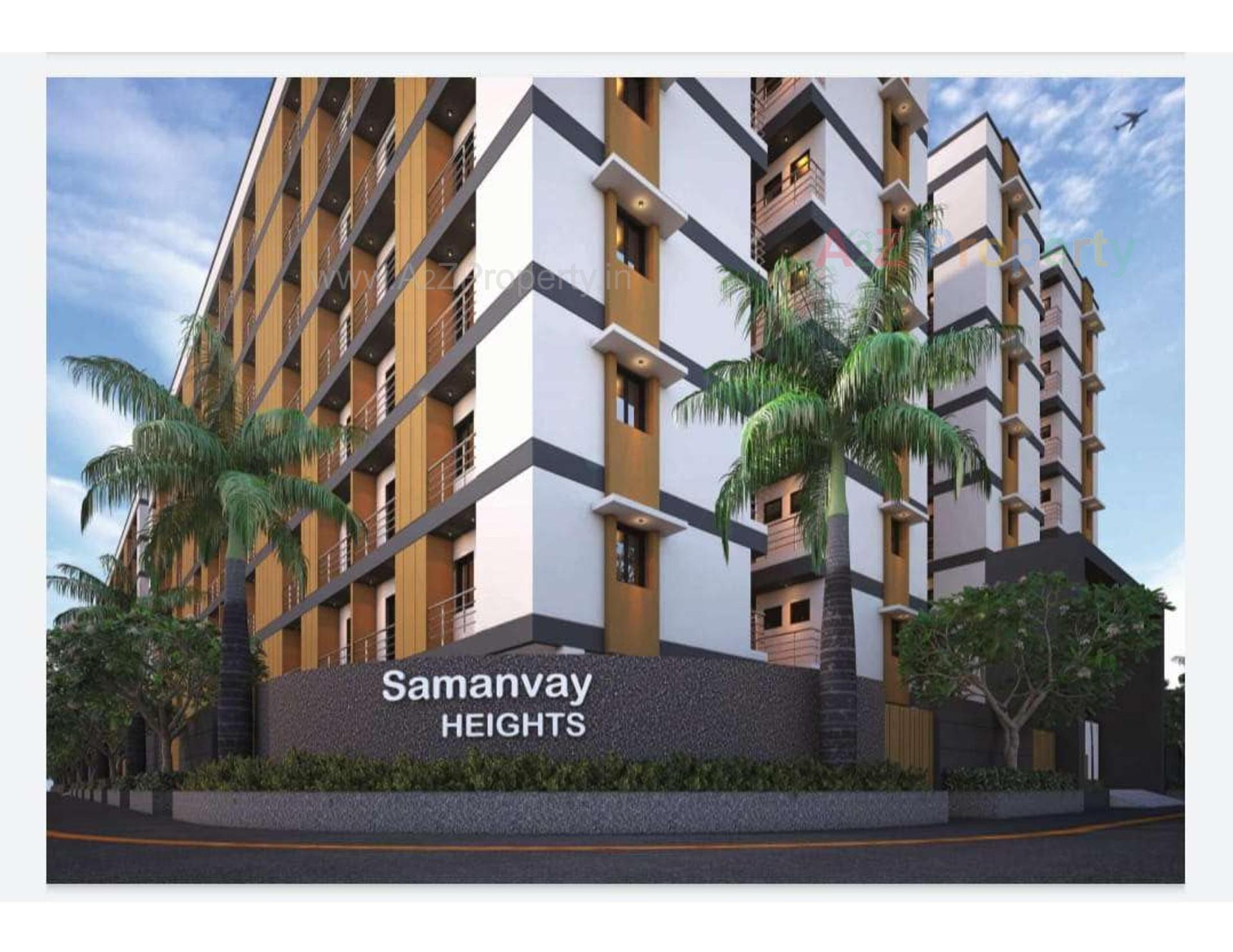 3D Elevation of real estate project Samanvay Heights located at Rajkot, Rajkot, Gujarat