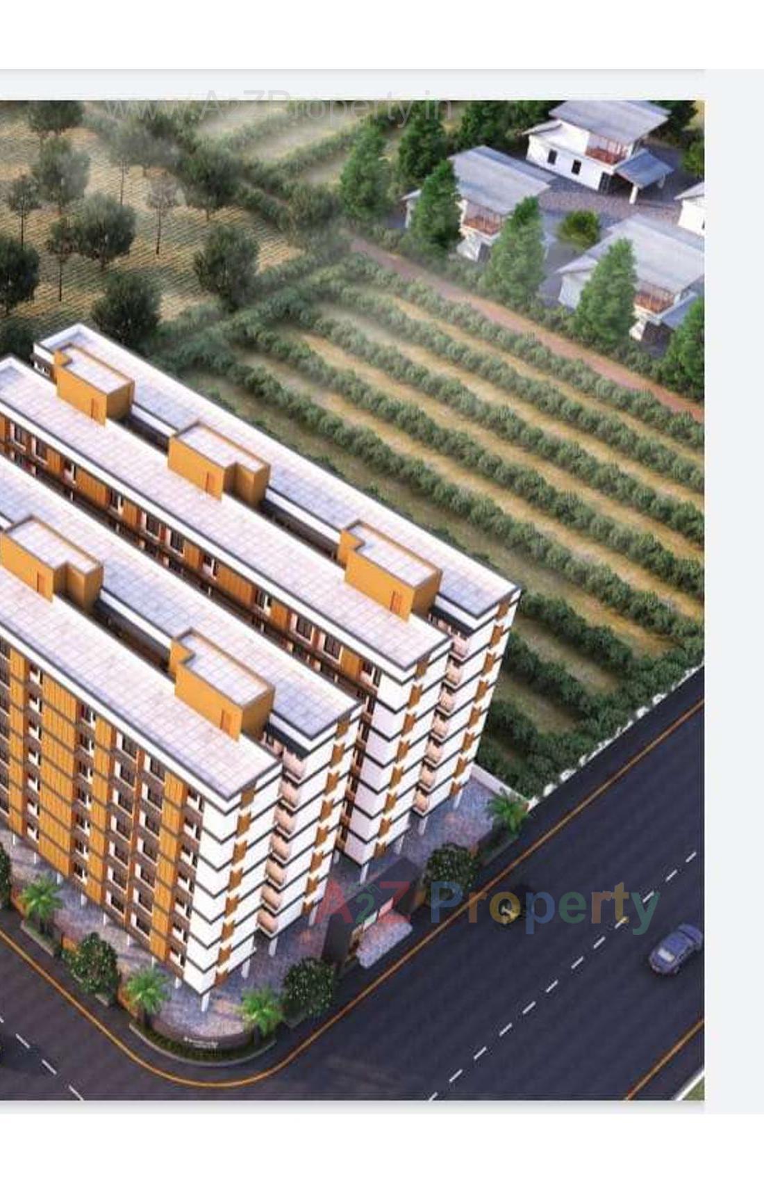 3D Elevation of real estate project Samanvay Heights located at Rajkot, Rajkot, Gujarat