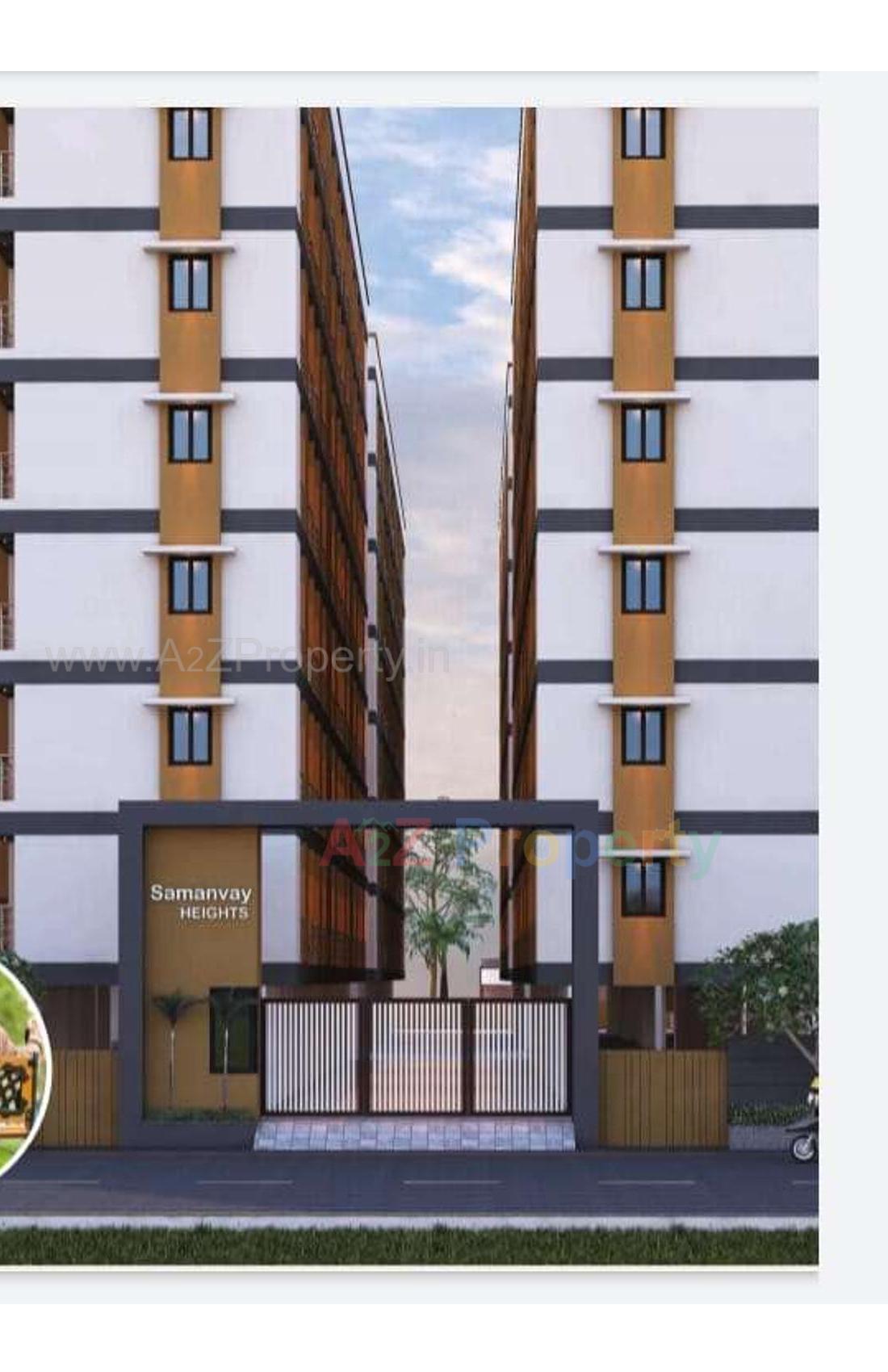 3D Elevation of real estate project Samanvay Heights located at Rajkot, Rajkot, Gujarat