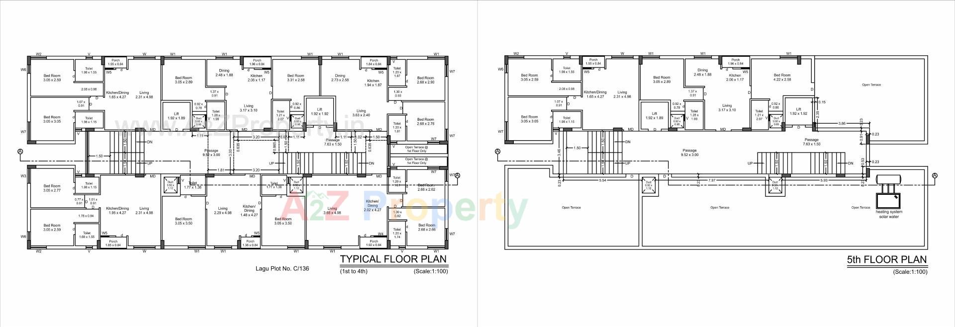 Layout of real estate project Samay located at Ghanteswar, Rajkot, Gujarat
