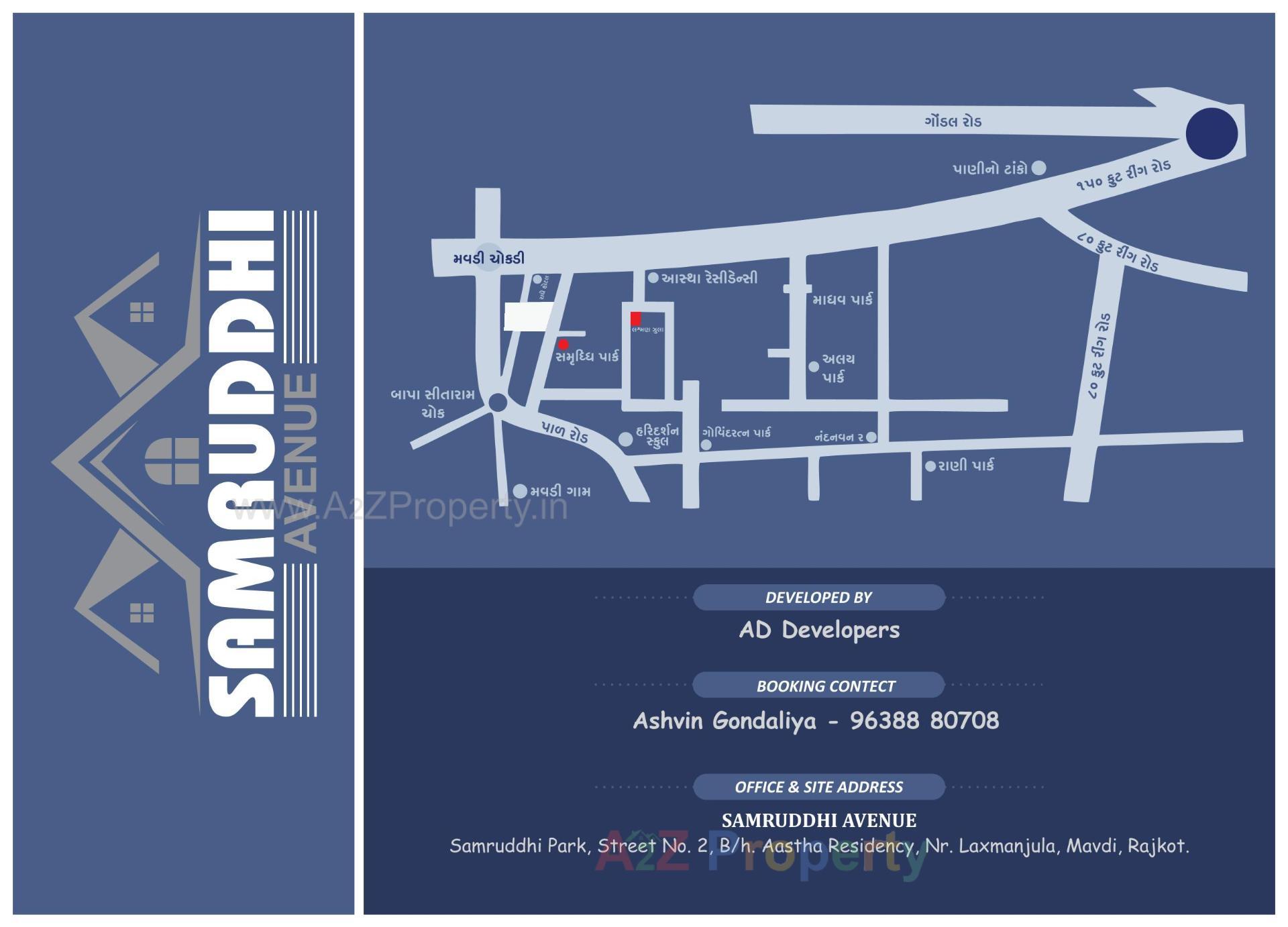  of real estate project Samruddhi Avenue located at Mavdi, Rajkot, Gujarat