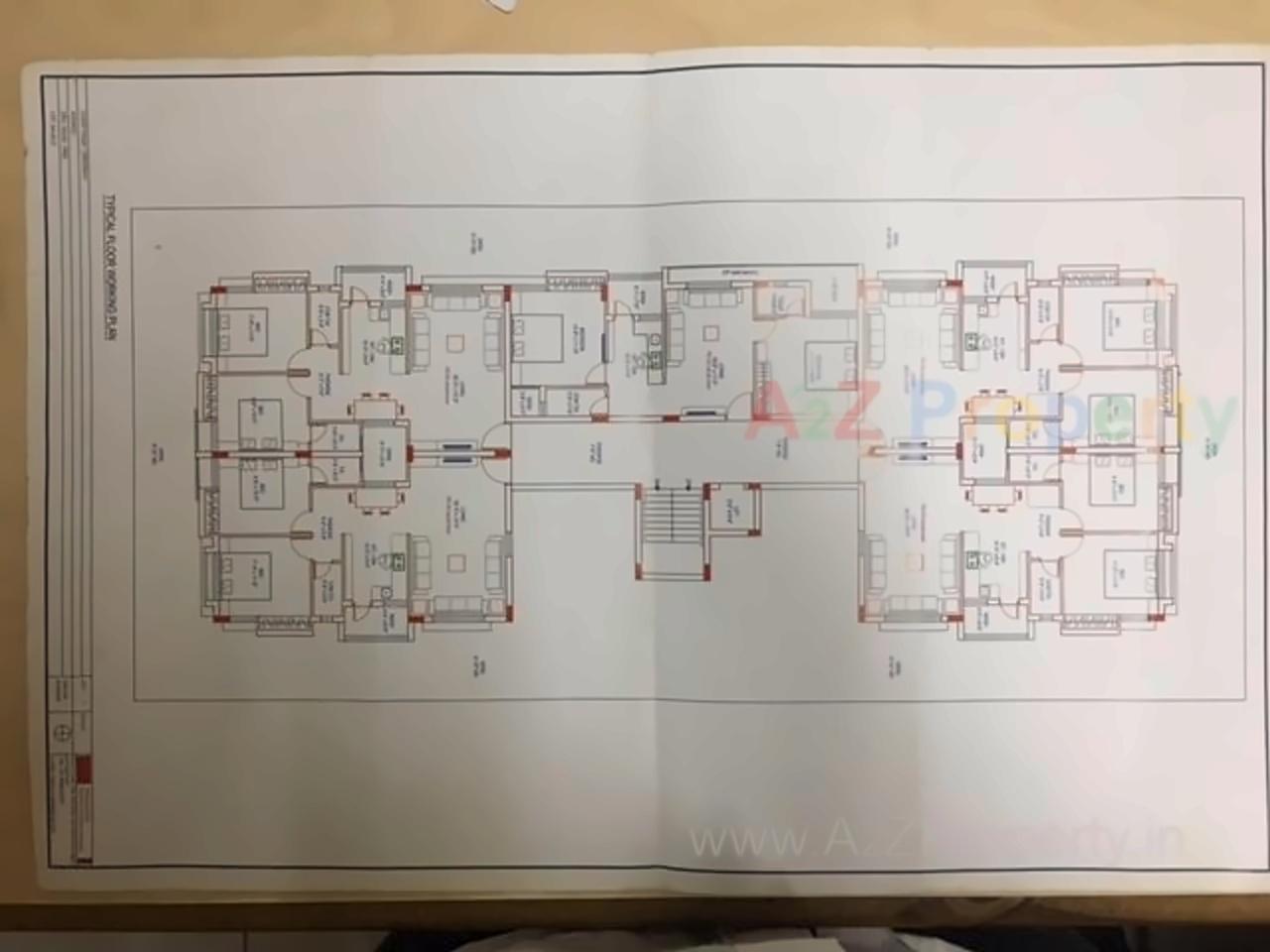 Layout of real estate project Sangam Palace located at Mavdi, Rajkot, Gujarat