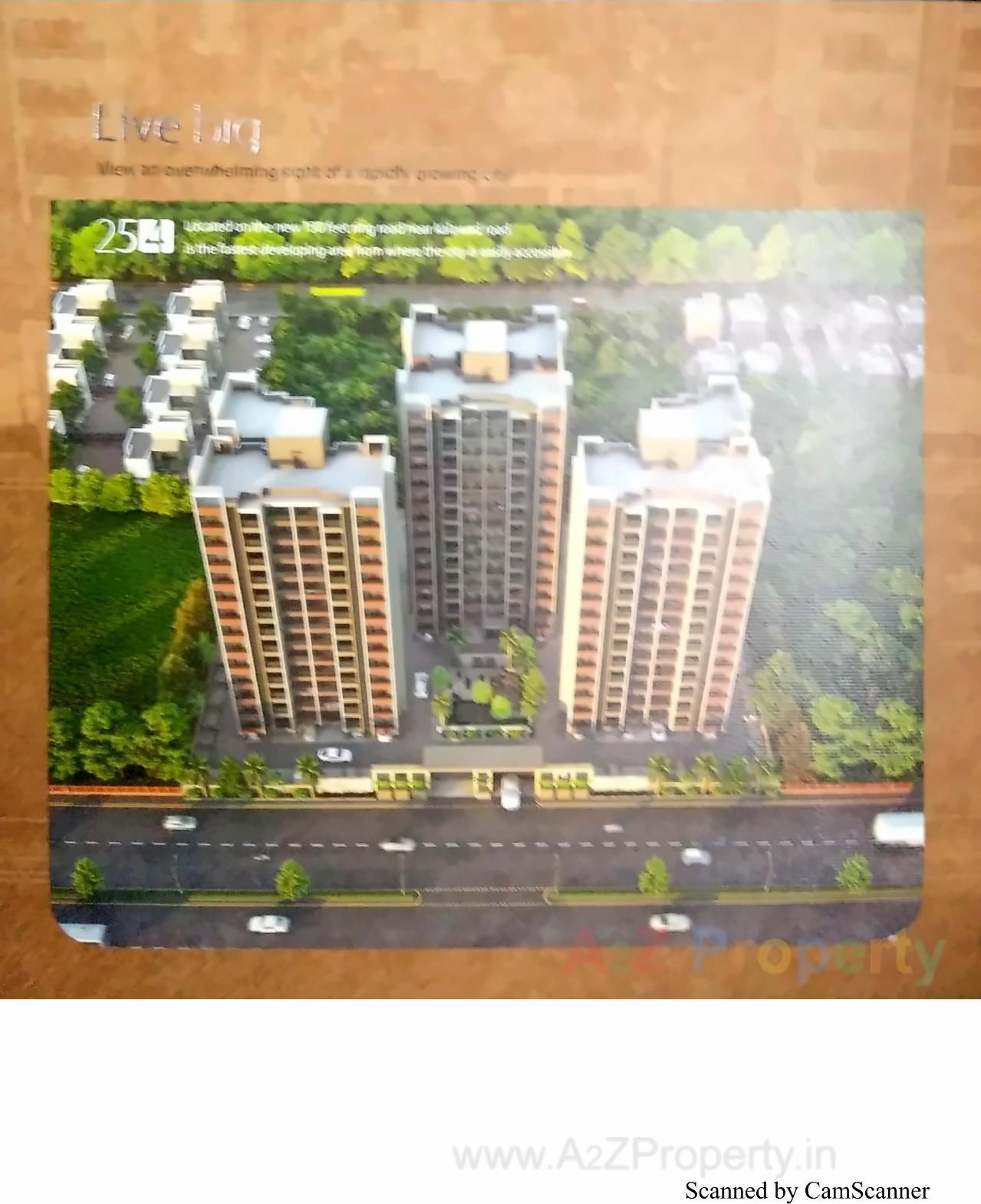 3D Elevation of real estate project Sanidhya located at Mavdi, Rajkot, Gujarat