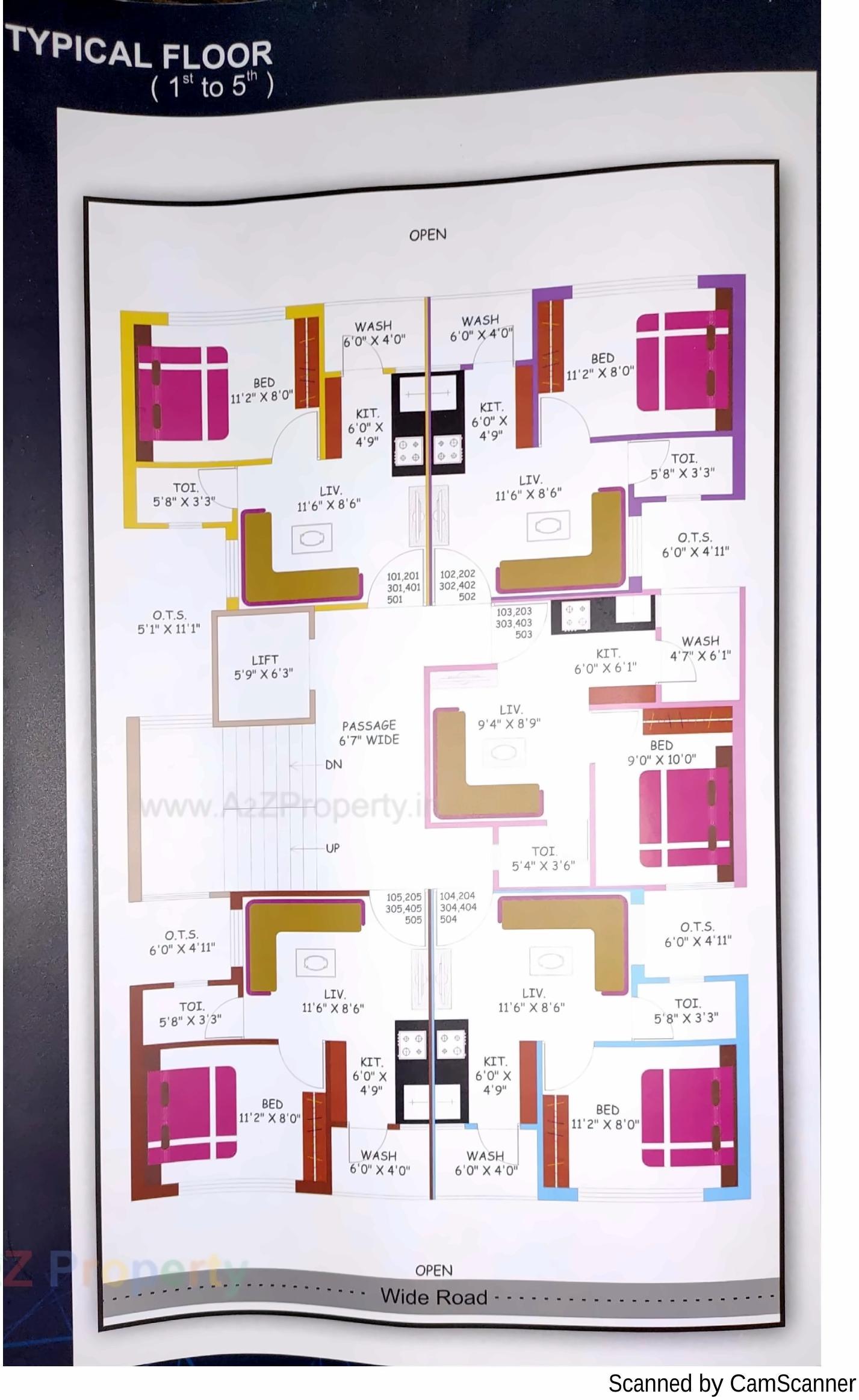 Layout of real estate project Sankalp Siddh located at Rajkot, Rajkot, Gujarat
