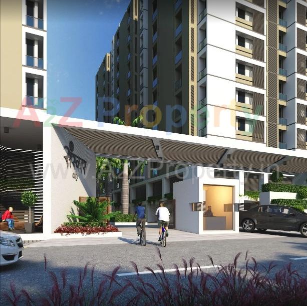 3D Elevation of real estate project Sanskar City located at Mavdi, Rajkot, Gujarat