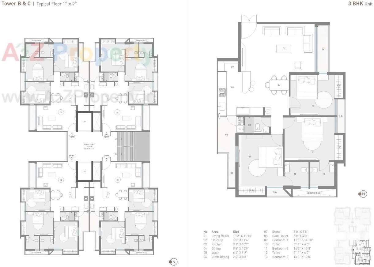 Layout of real estate project Sanskar Elegance located at Rajkot, Rajkot, Gujarat