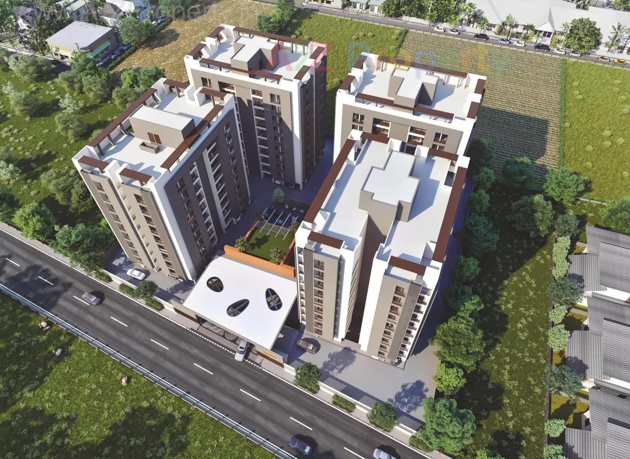 3D Elevation of real estate project Sanskar Elegance located at Rajkot, Rajkot, Gujarat