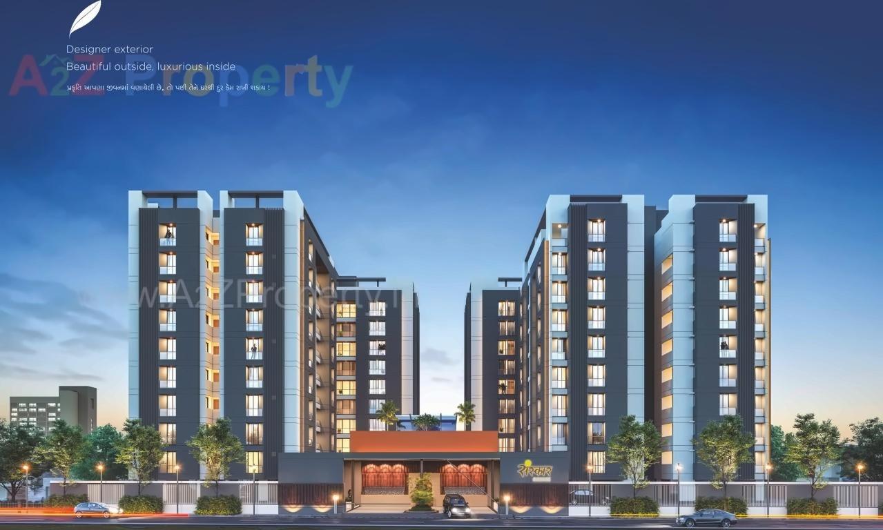 3D Elevation of real estate project Sanskar Elegance located at Rajkot, Rajkot, Gujarat