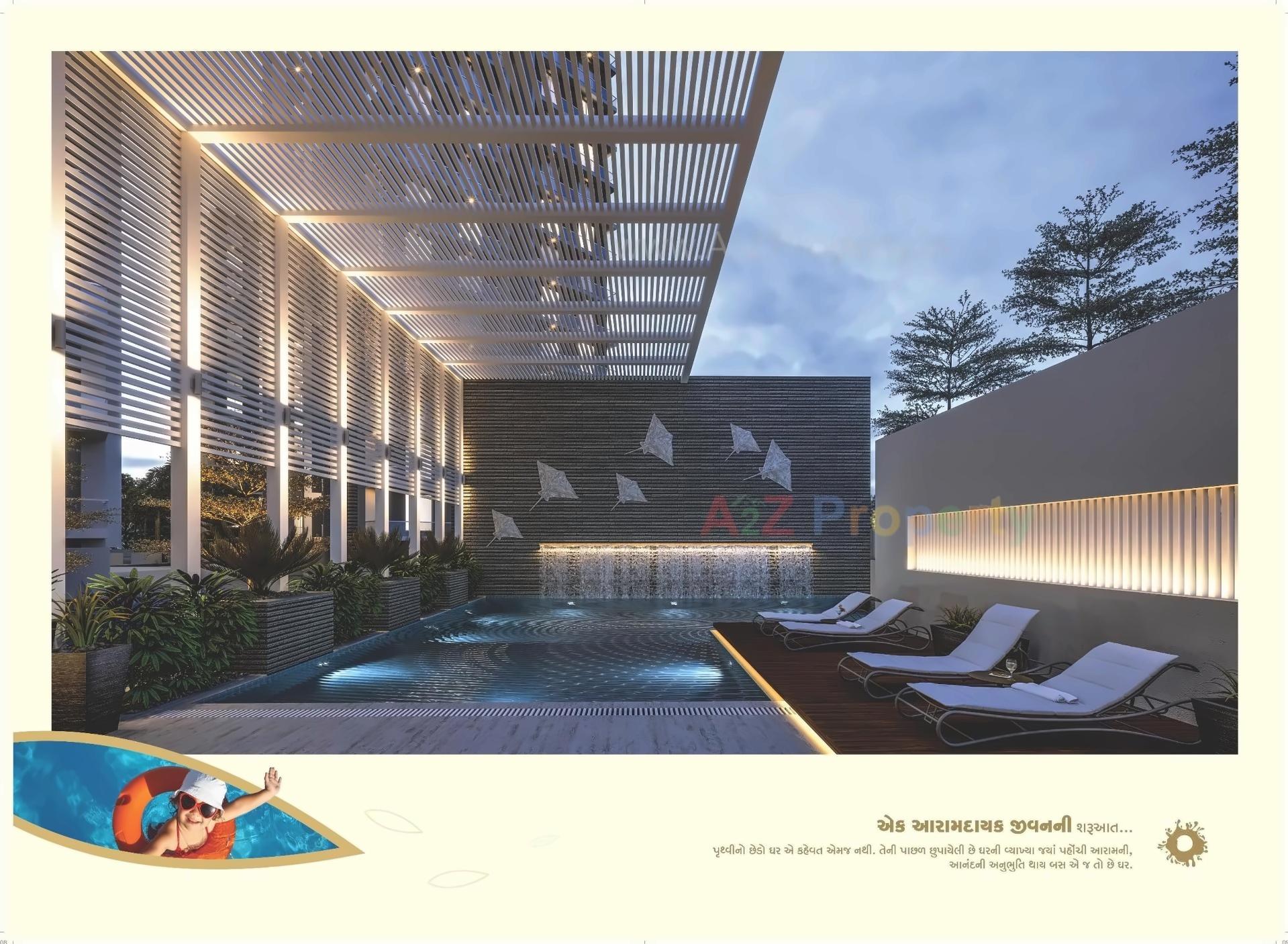 3D Elevation of real estate project Sanskar Sanidhya located at Rajkot, Rajkot, Gujarat