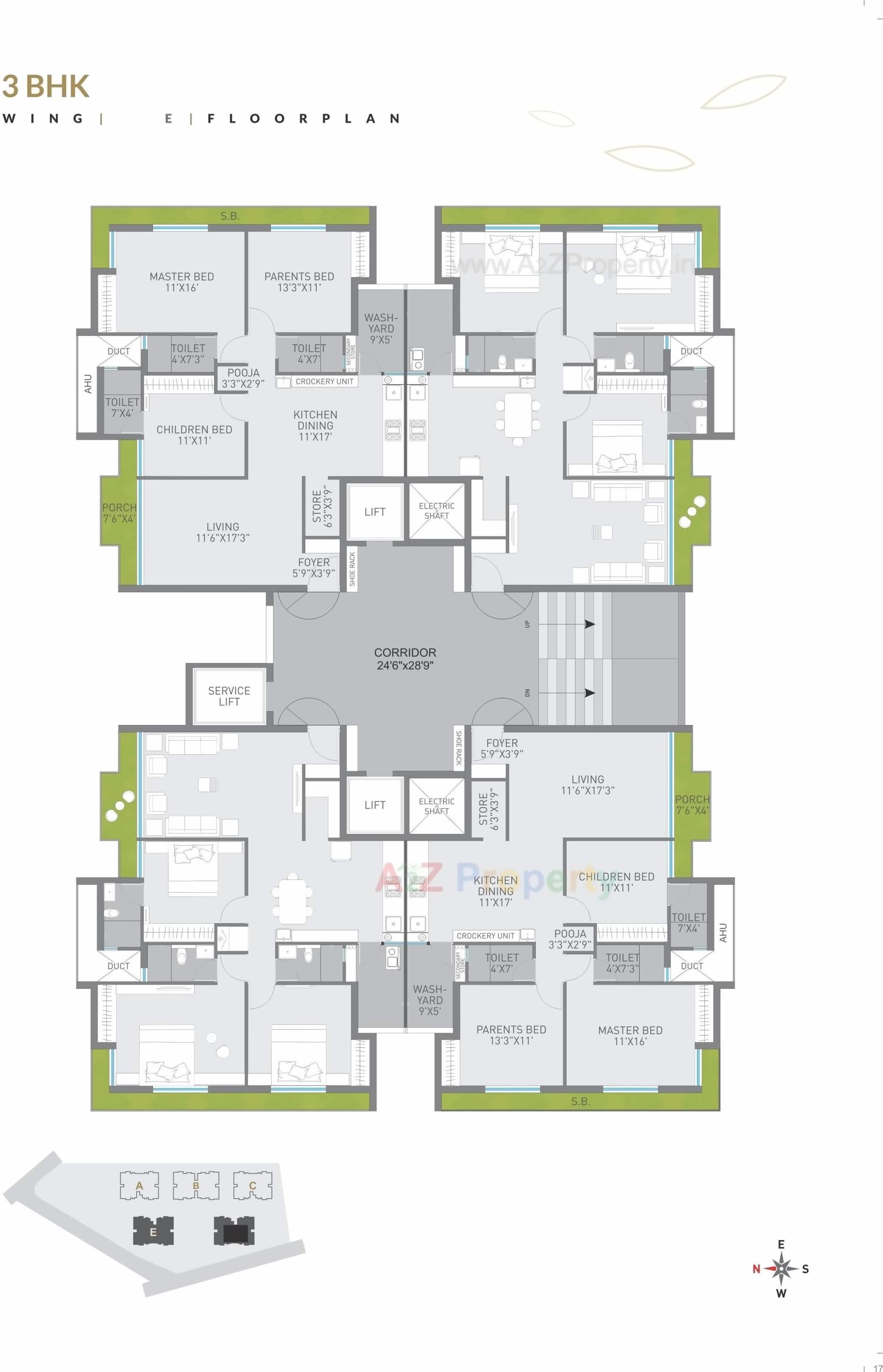 Layout of real estate project Sanskar Sanidhya located at Rajkot, Rajkot, Gujarat