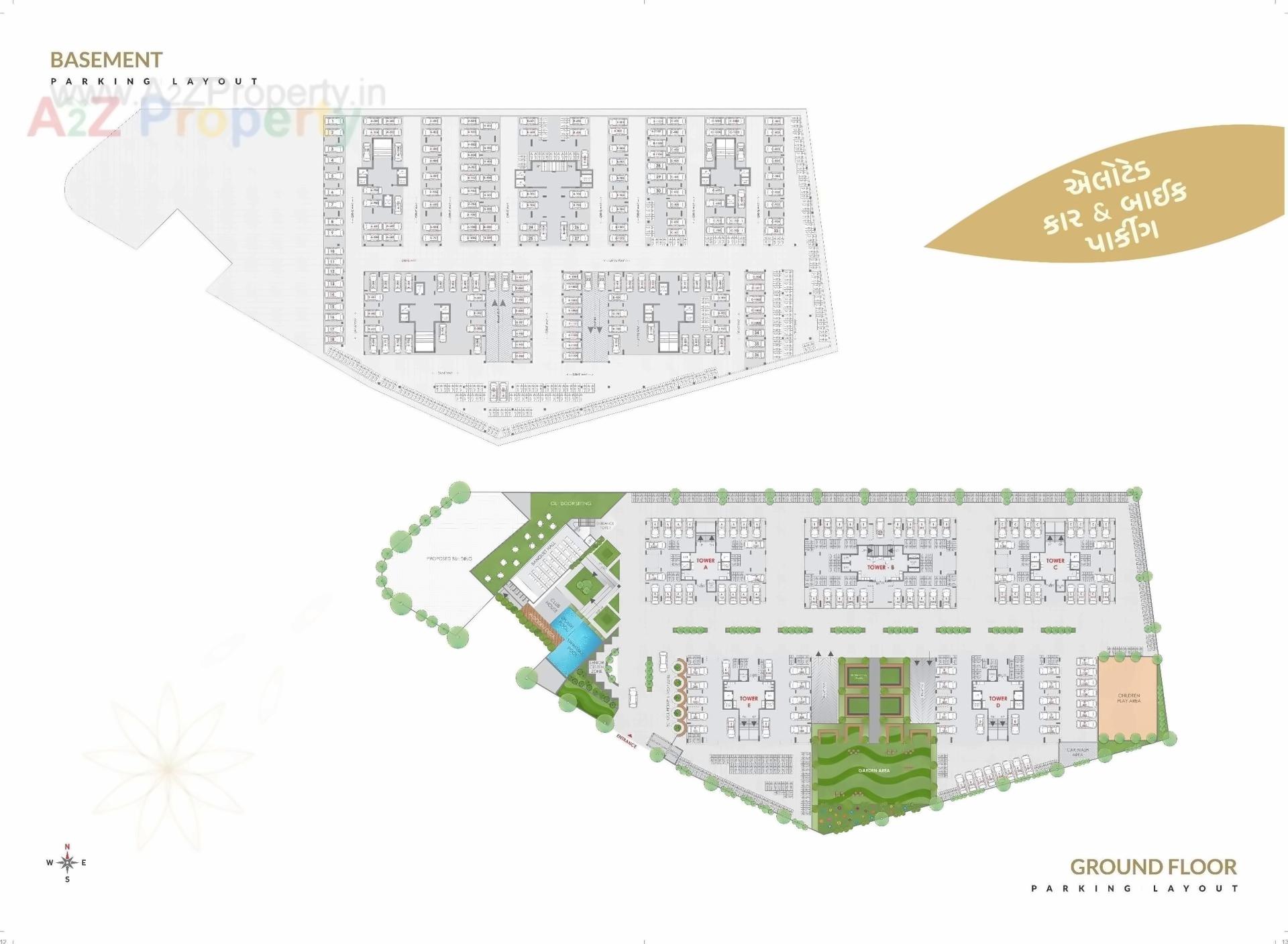 Layout of real estate project Sanskar Sanidhya located at Rajkot, Rajkot, Gujarat