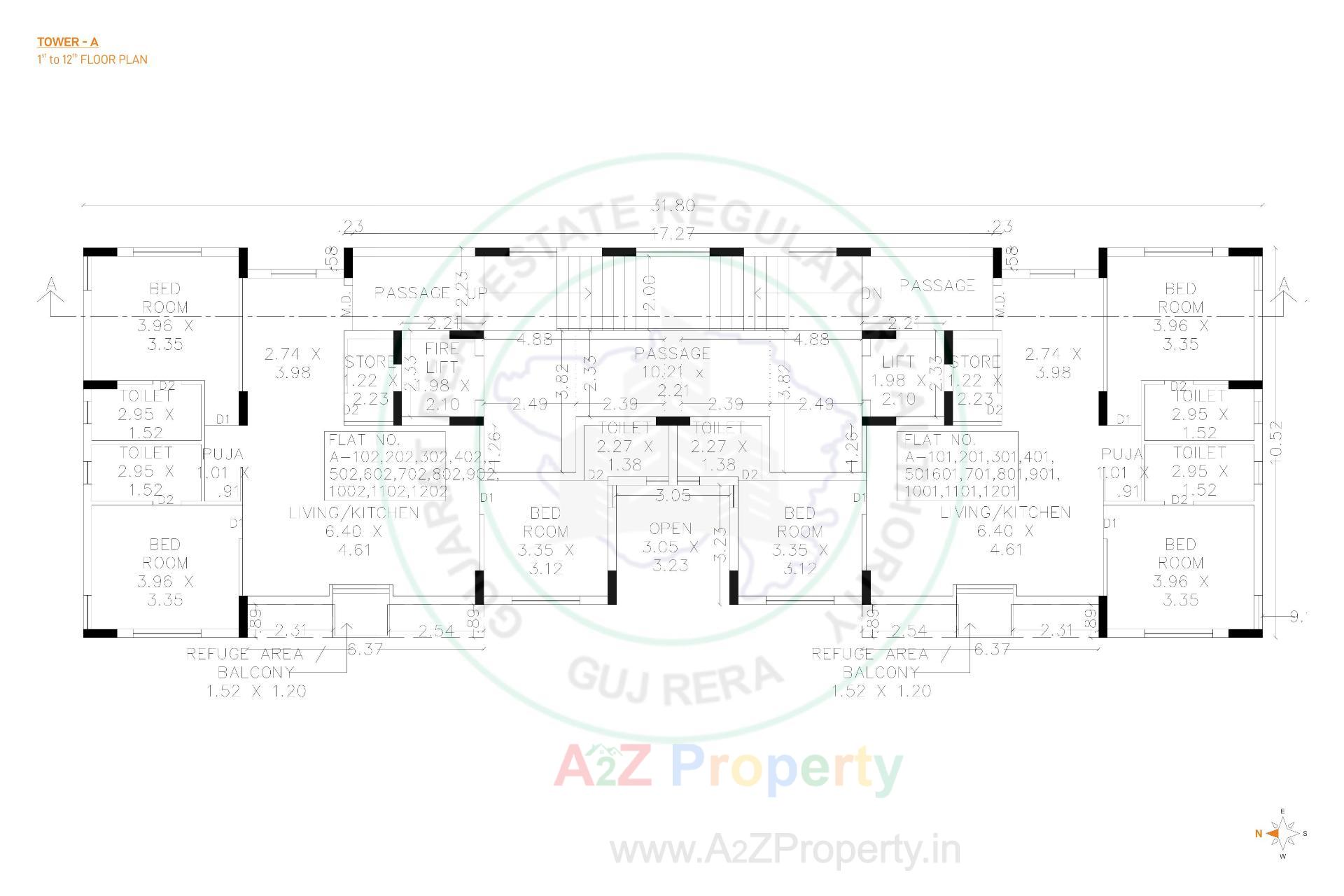  of real estate project Sanskruti West located at Mavdi, Rajkot, Gujarat