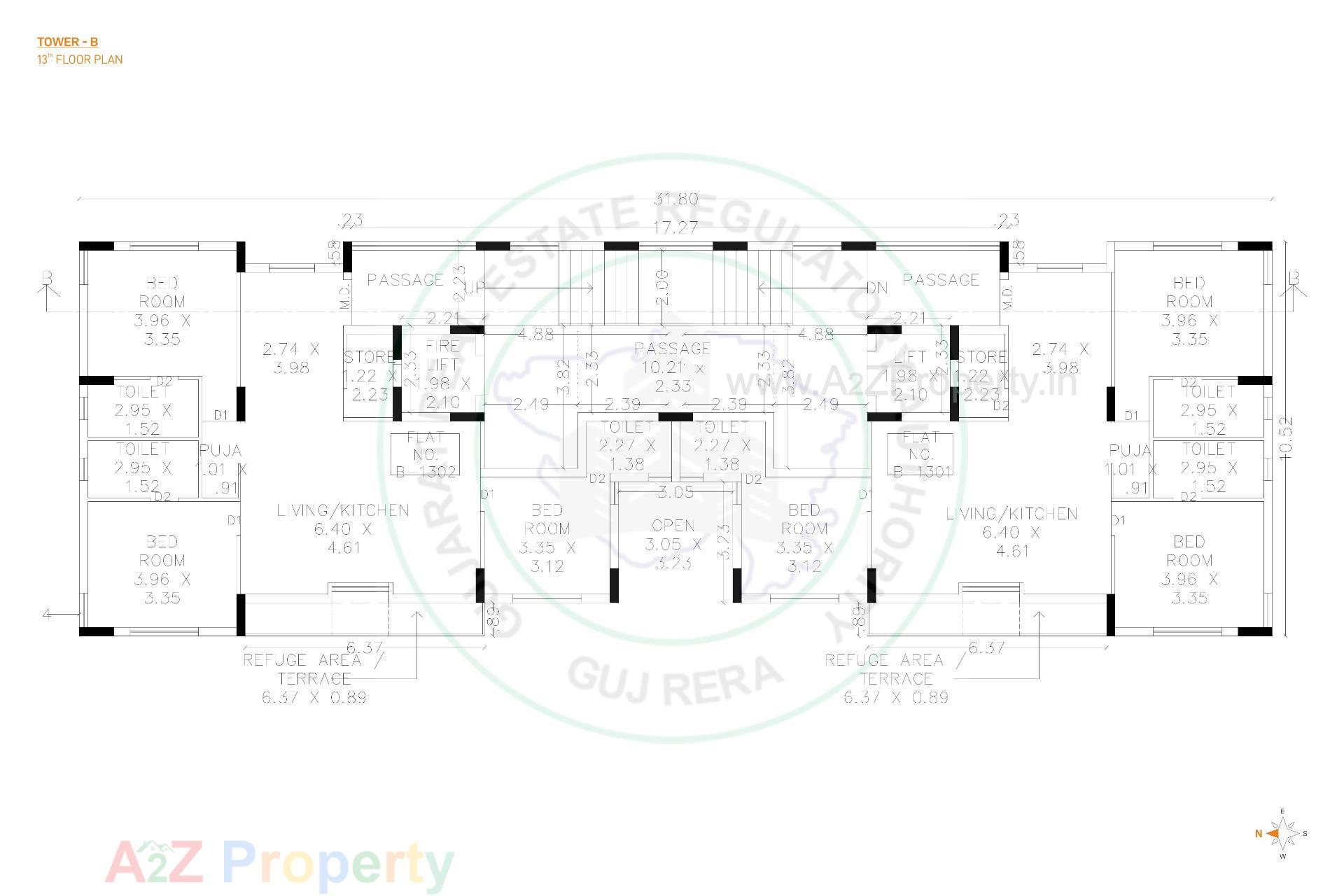 Layout of real estate project Sanskruti West located at Mavdi, Rajkot, Gujarat