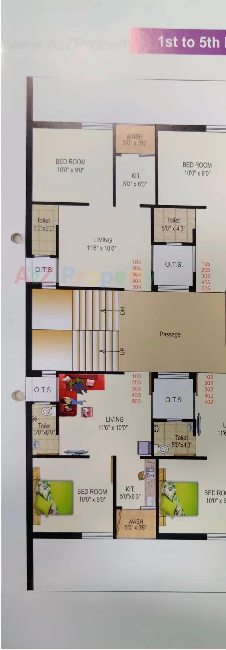 Layout of real estate project Sanskruti located at Rajkot, Rajkot, Gujarat