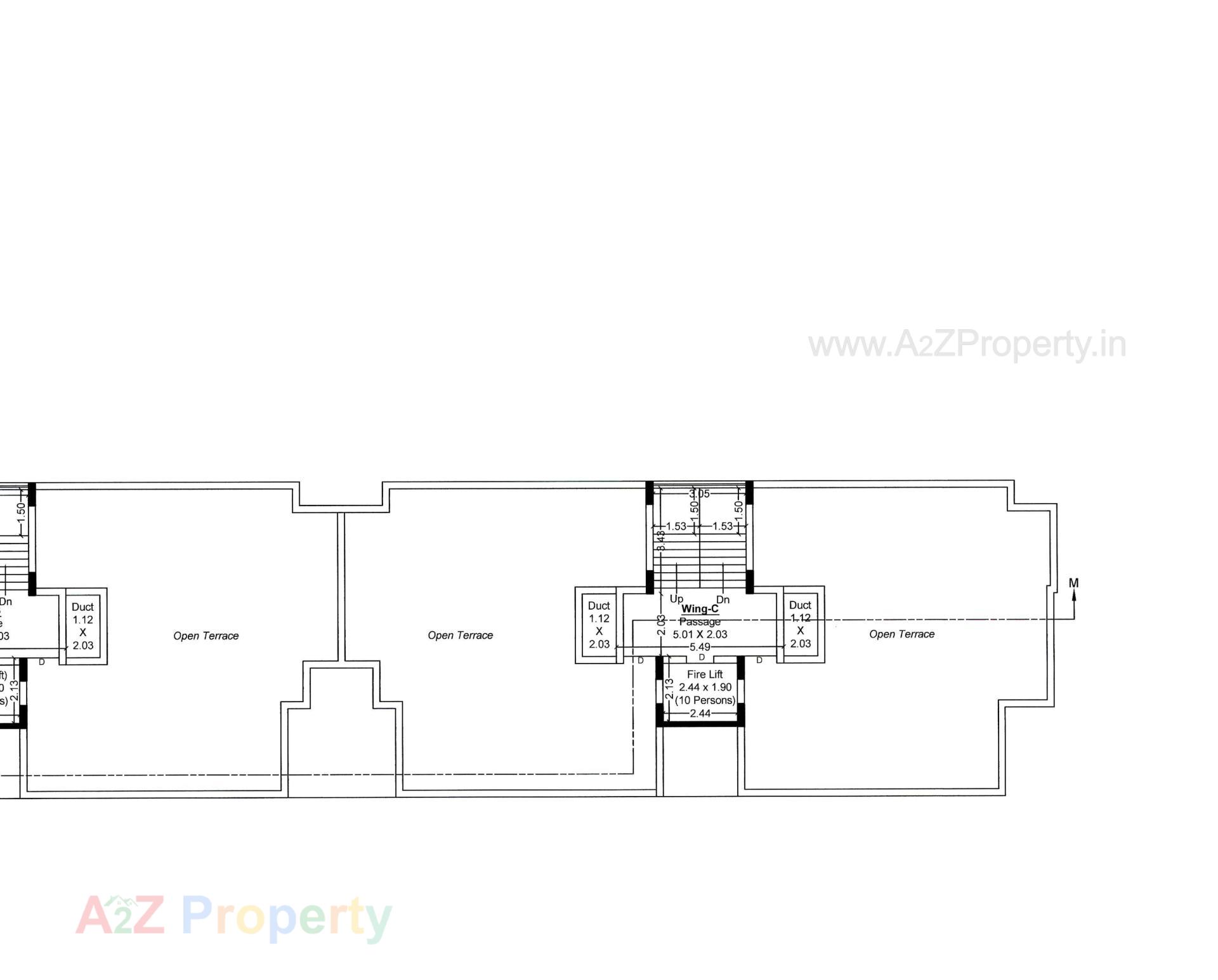 Layout of real estate project Sapphire Elegance located at Rajkot, Rajkot, Gujarat