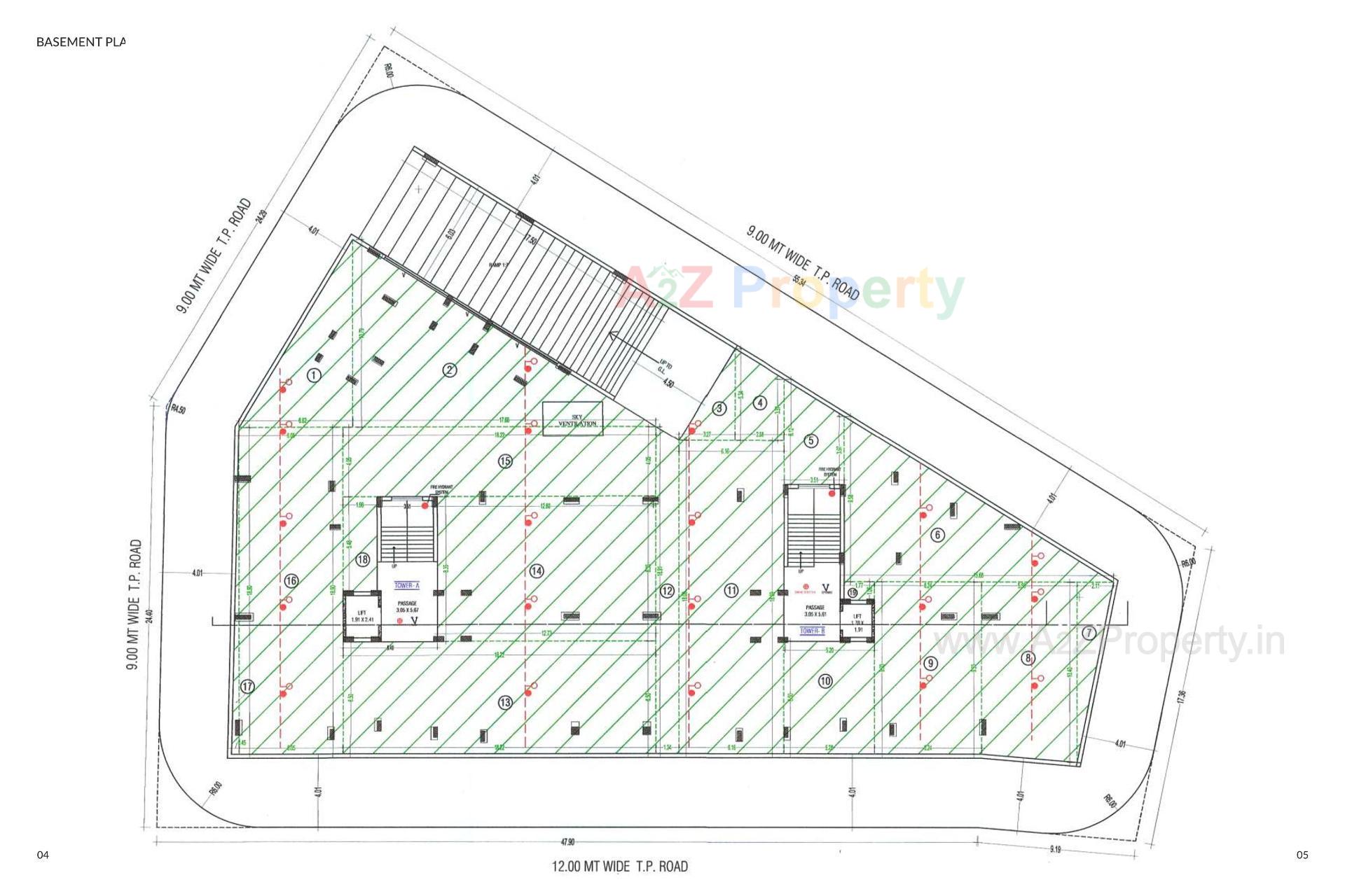 Layout of real estate project Sapphire Gold located at Rajkot, Rajkot, Gujarat