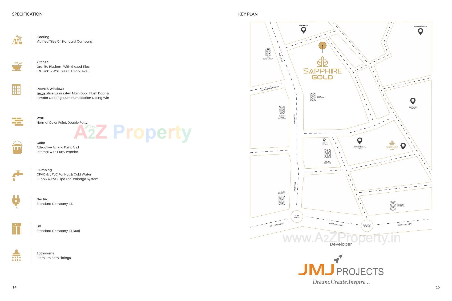  of real estate project Sapphire Gold located at Rajkot, Rajkot, Gujarat
