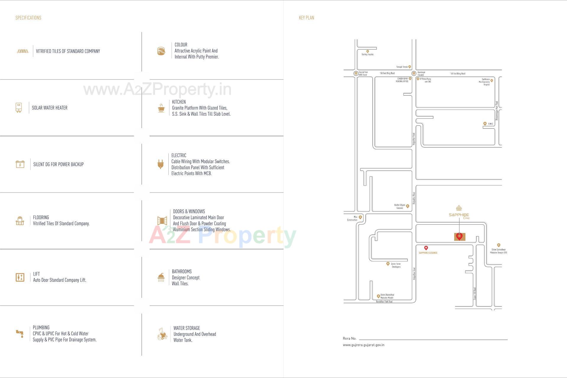  of real estate project Sapphire One located at Raiya, Rajkot, Gujarat