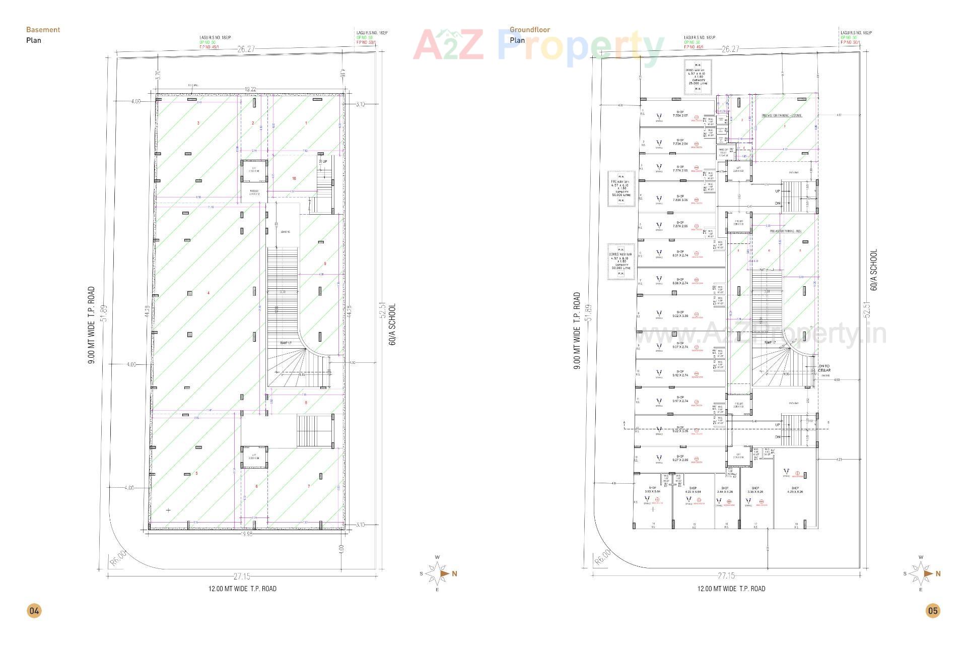Layout of real estate project Sapphire Square located at Raiya, Rajkot, Gujarat