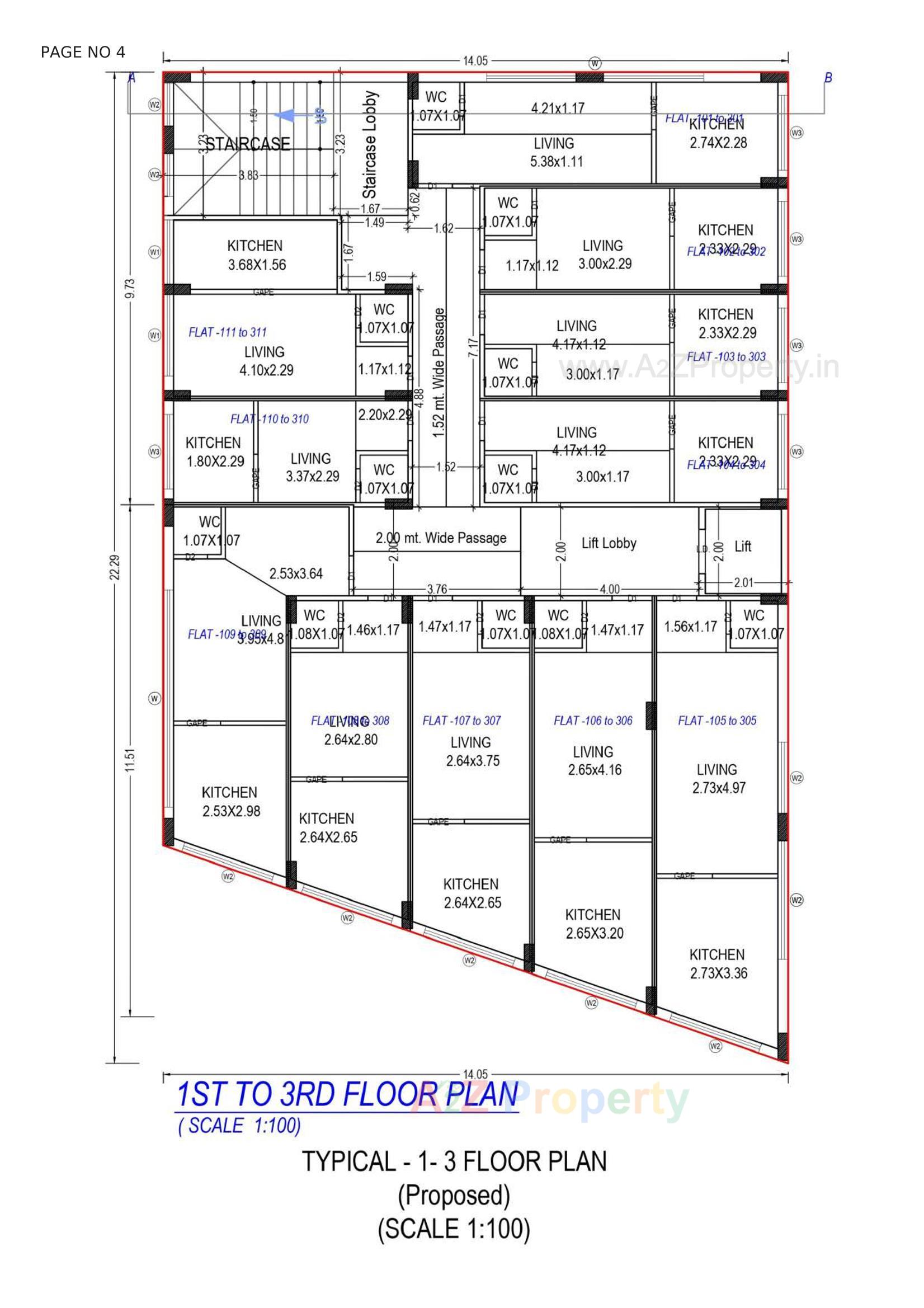 Layout of real estate project Sardar Arcade located at Kothariya, Rajkot, Gujarat