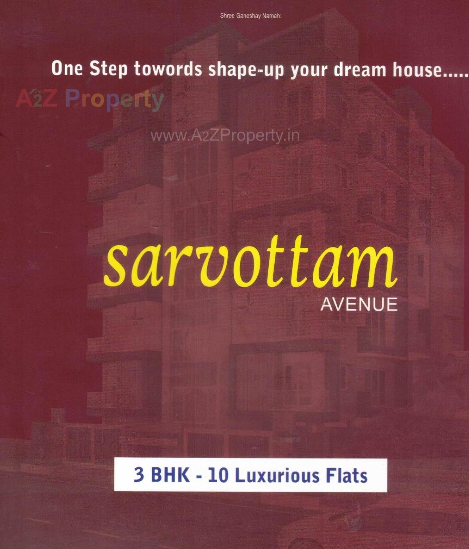  of real estate project Sarvottam Avenue located at Mavdi, Rajkot, Gujarat